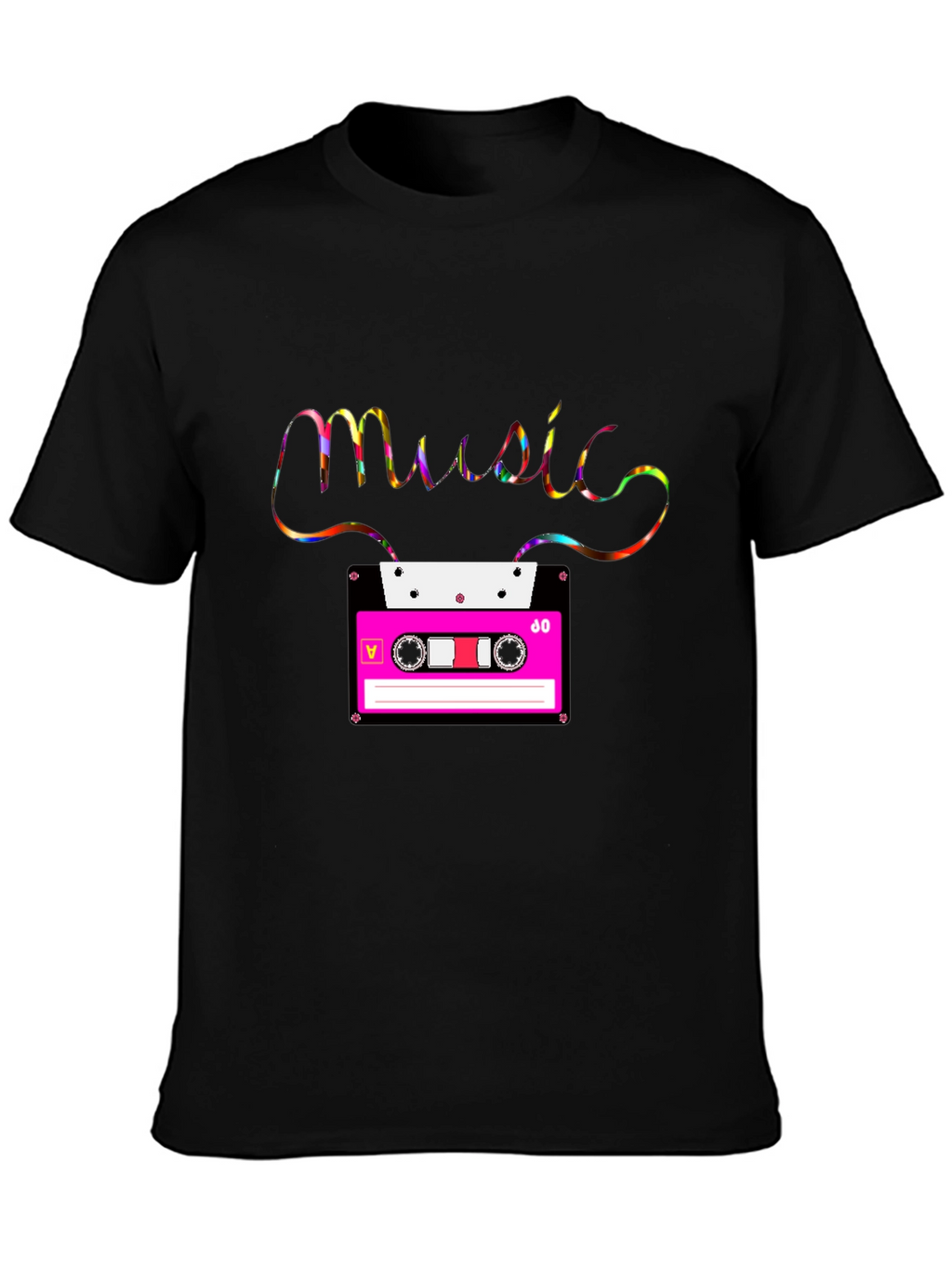 Retro Music Cassette Tape T-Shirt