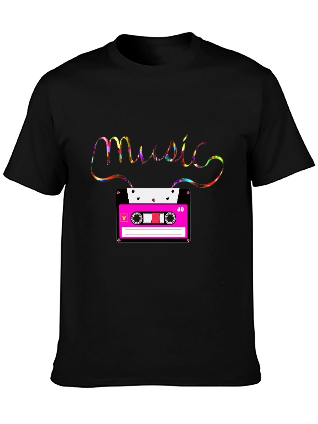 Retro Music Cassette Tape T-Shirt