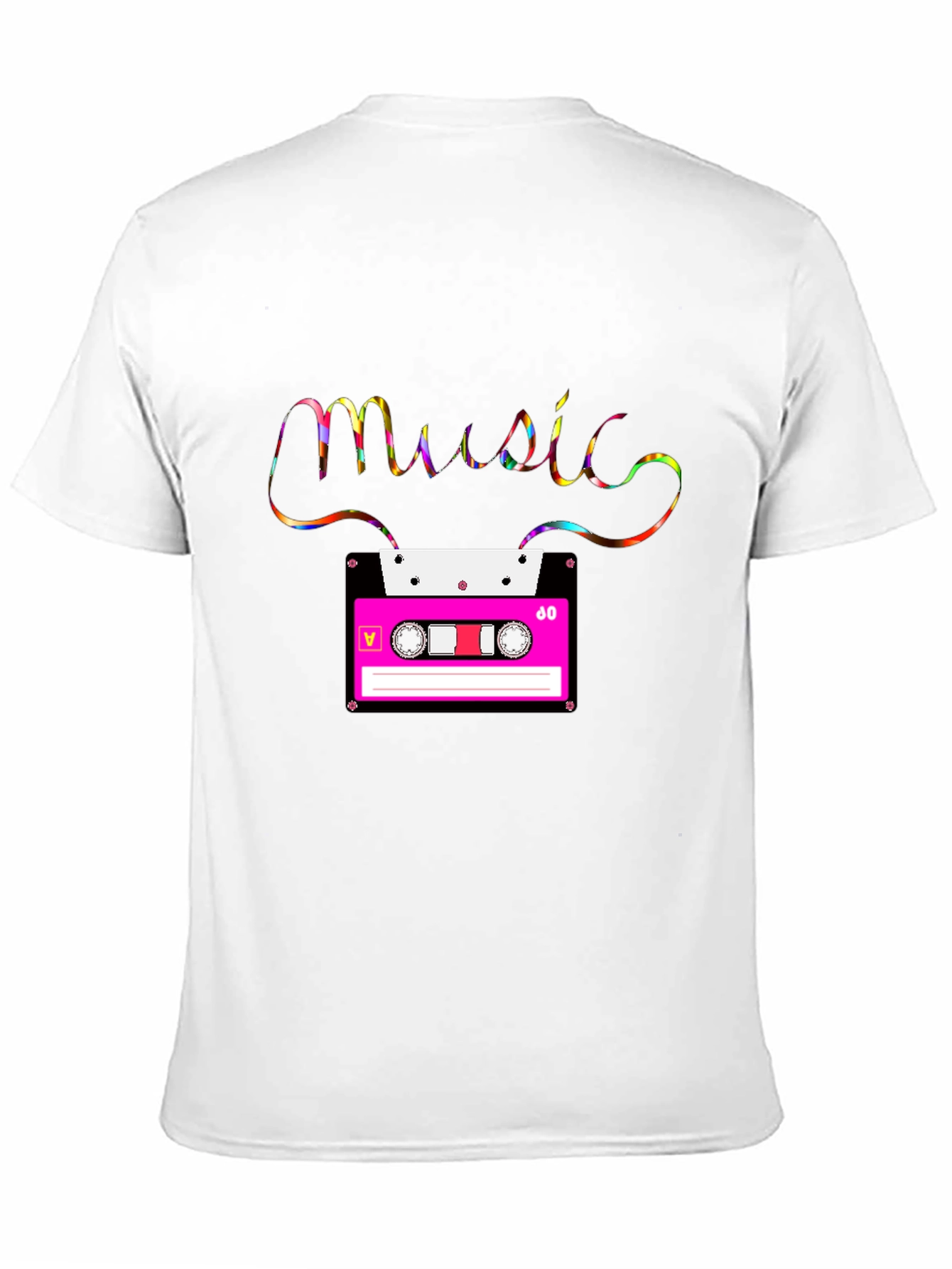 Retro Music Cassette Tape T-Shirt