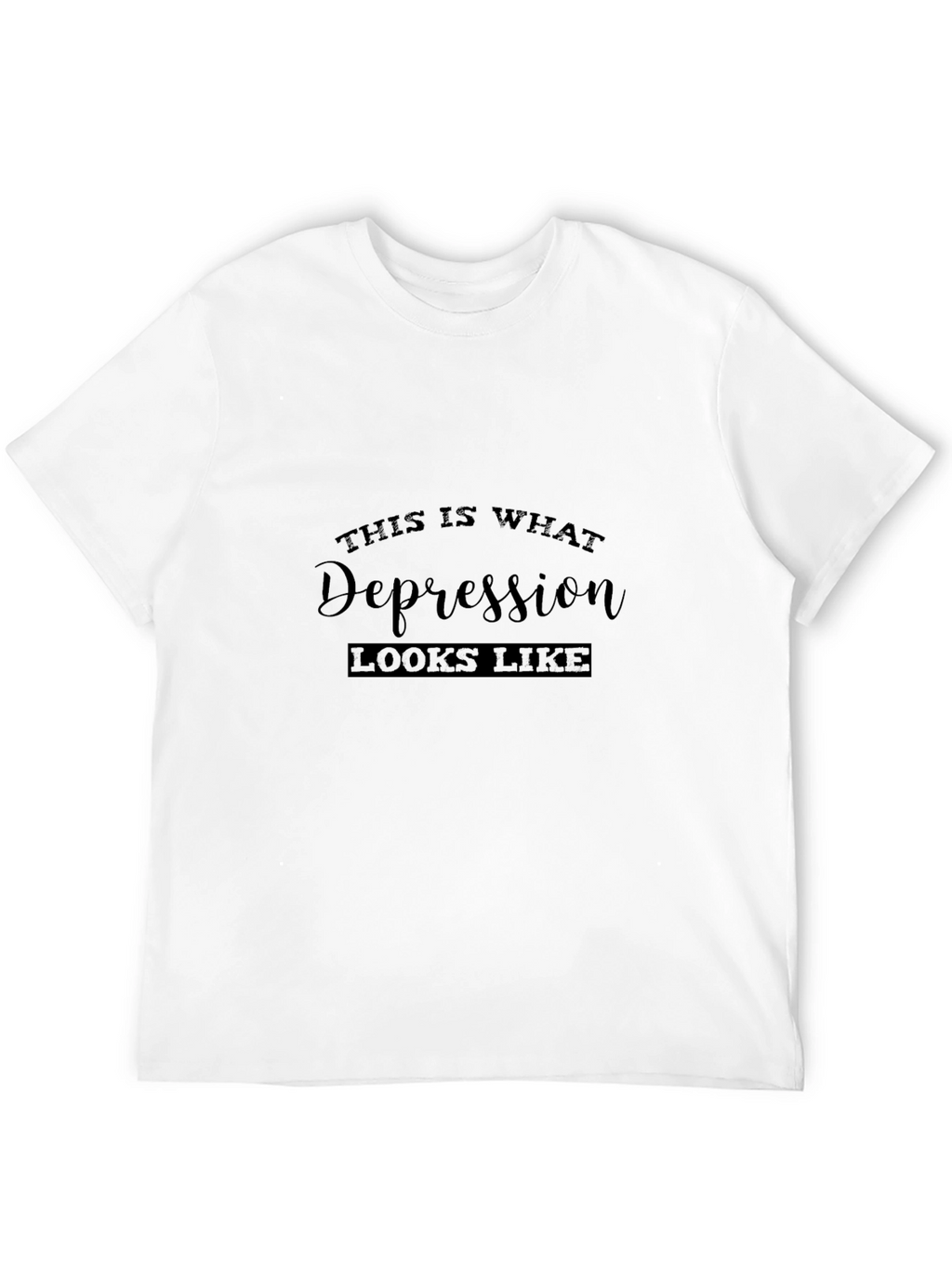Depression Awareness Tee - This Is What Looks Like