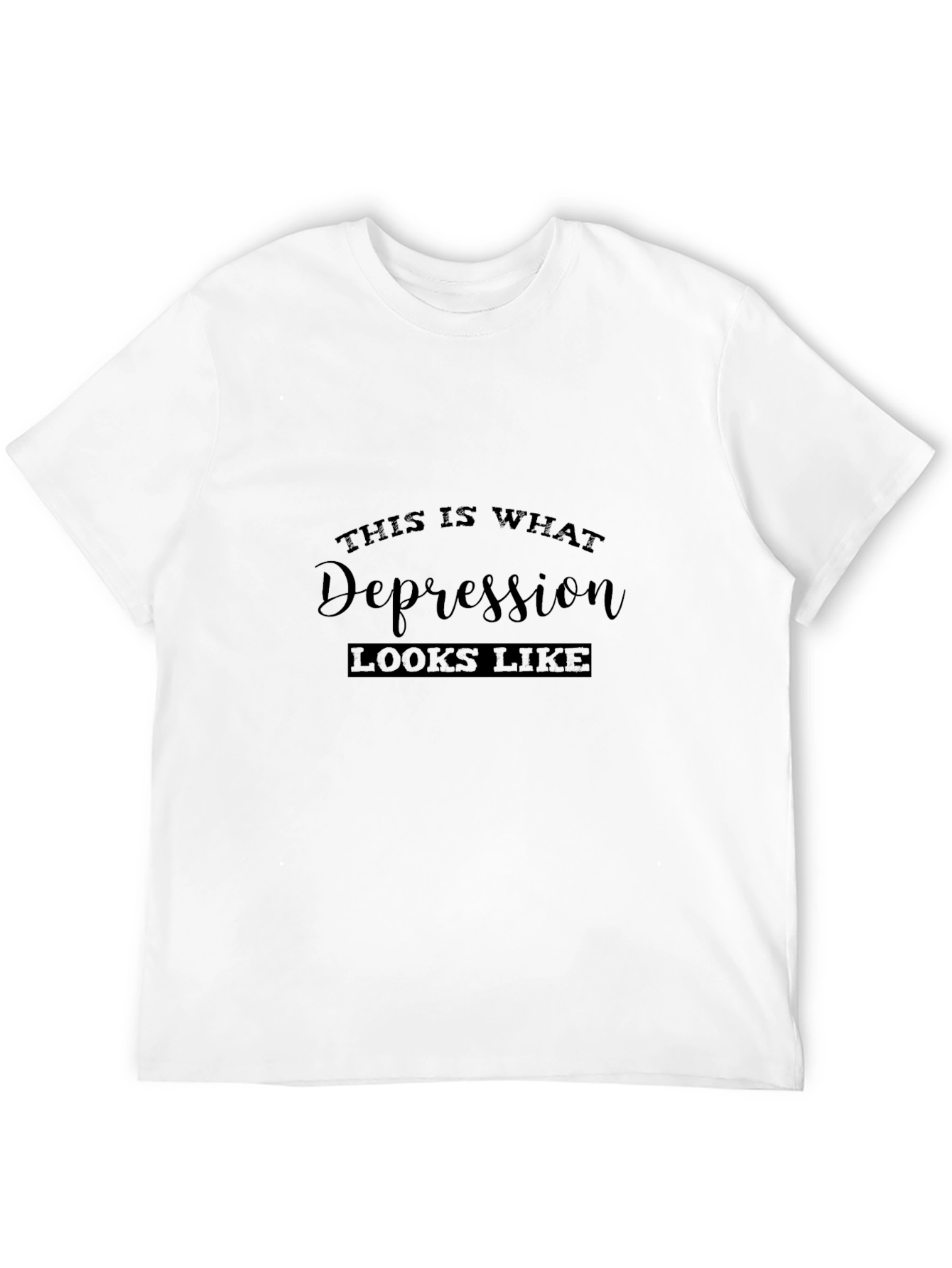 Depression Awareness Tee - This Is What Looks Like