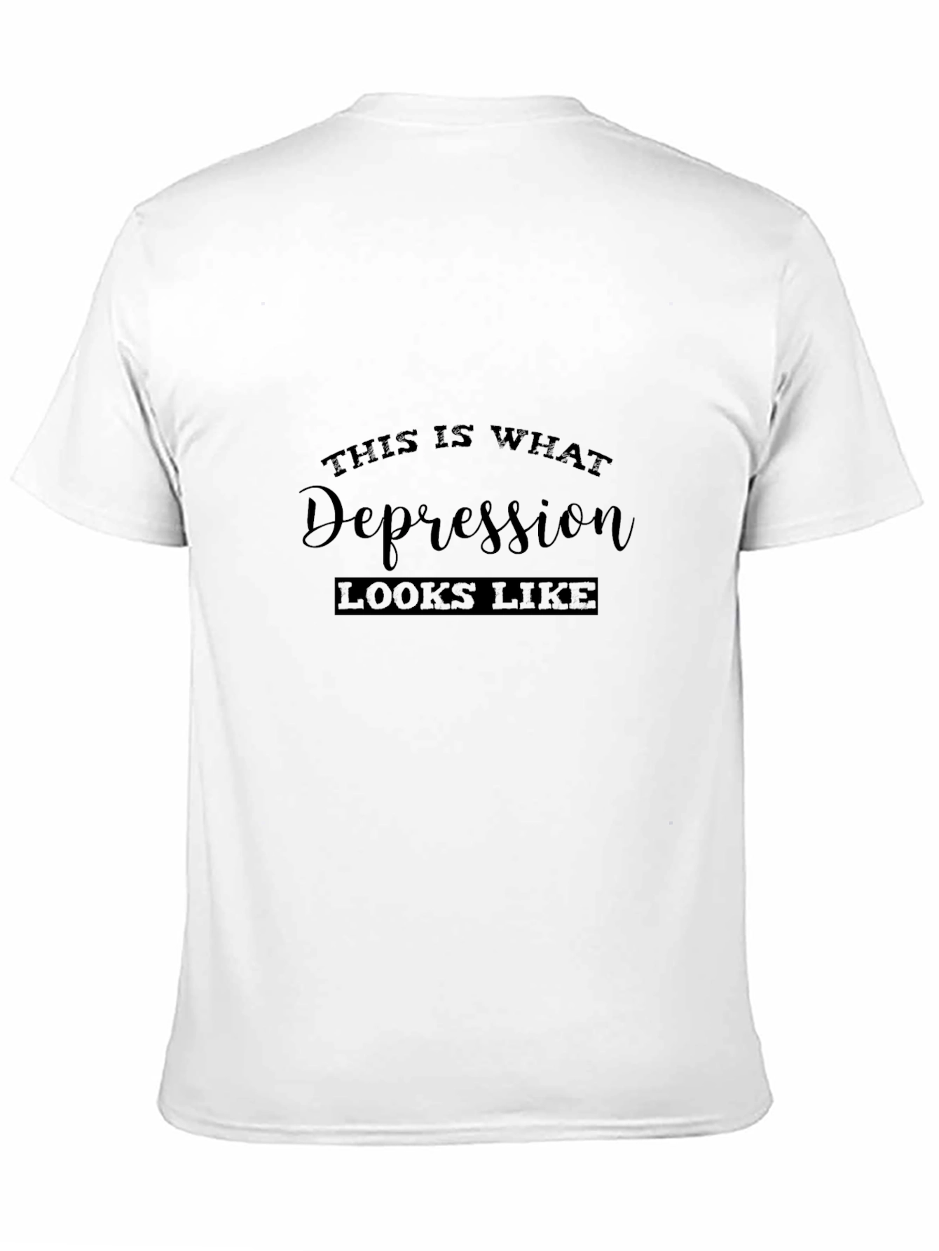 Depression Awareness Tee - This Is What Looks Like