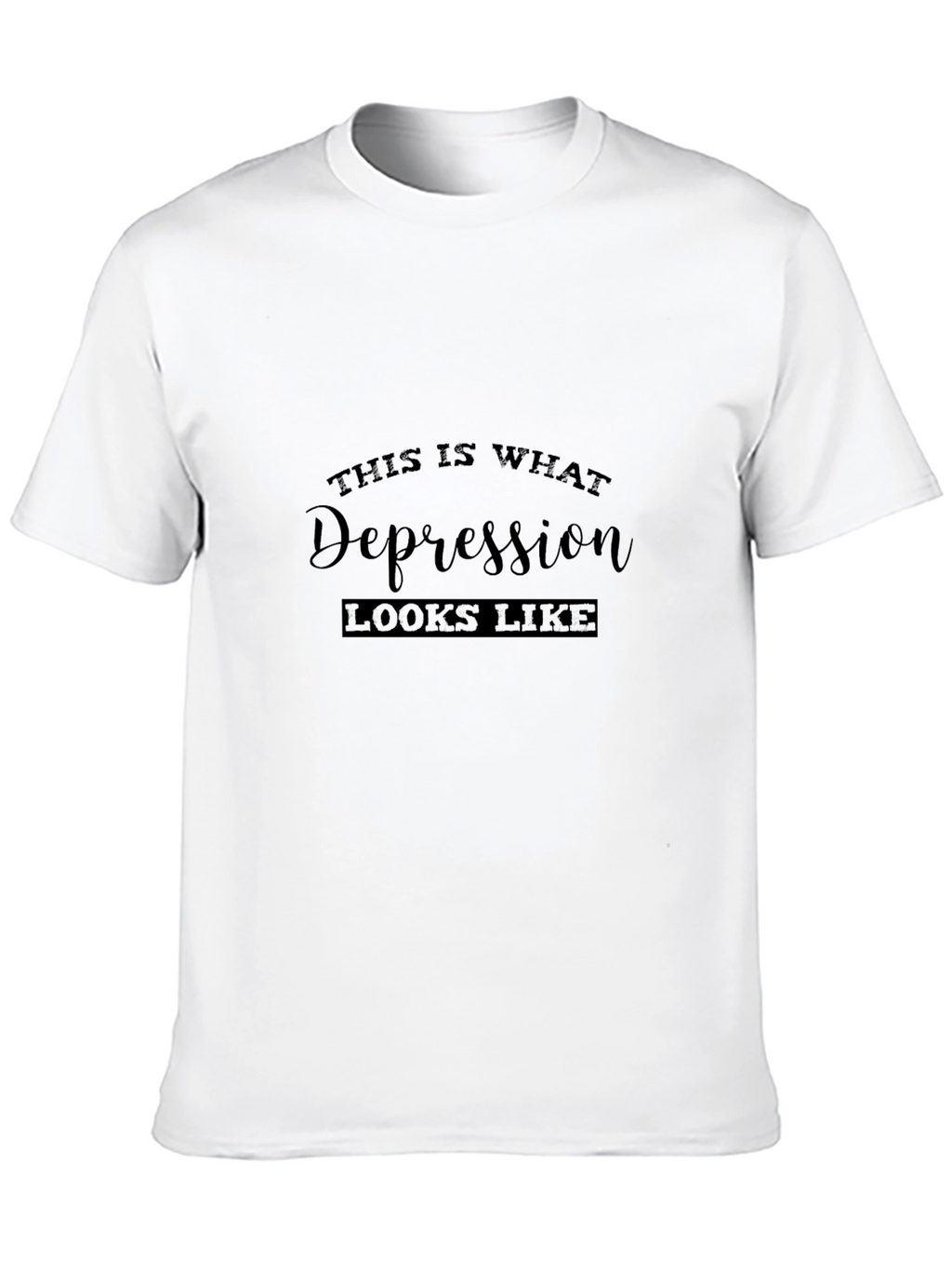 Depression Awareness Tee - This Is What Looks Like