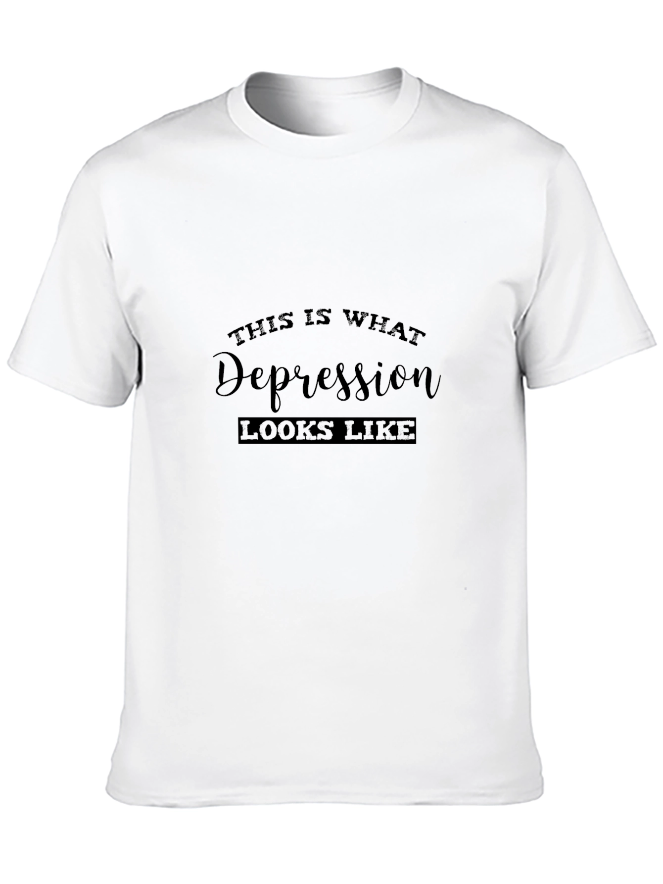 Depression Awareness Tee - This Is What Looks Like