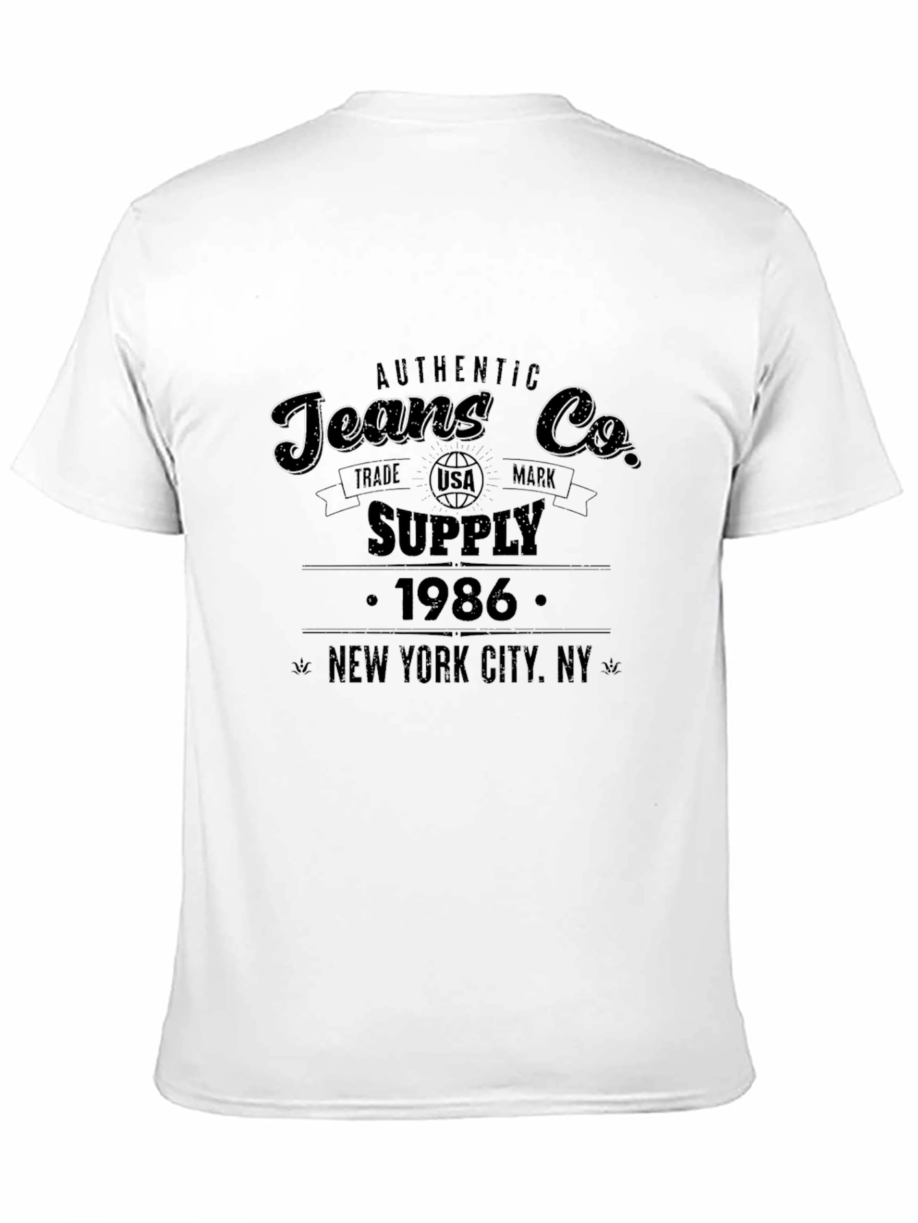 Authentic Jeans Co. Black T-Shirt