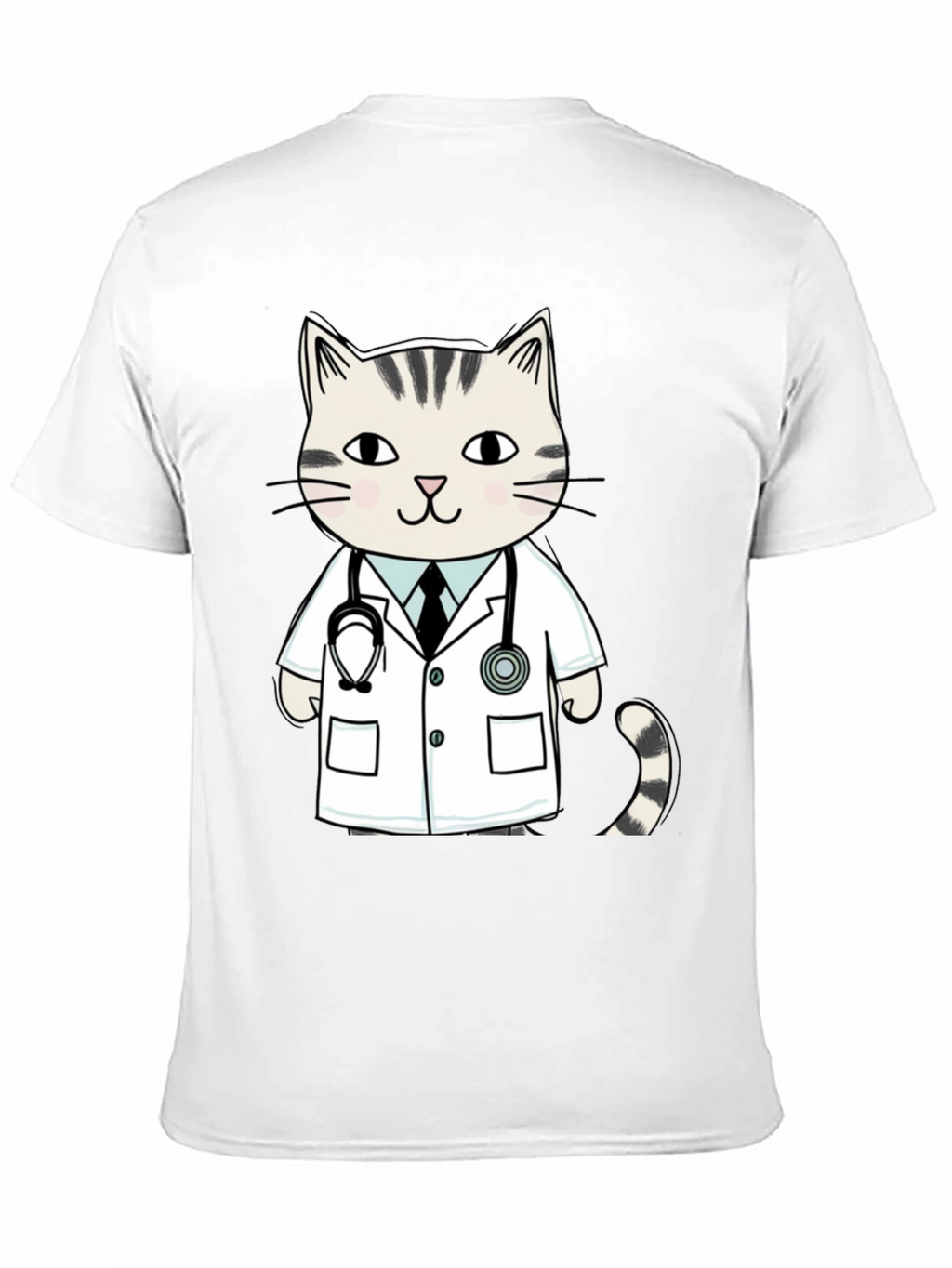 Doctor Cat T-Shirt - Novelty Vet Tee