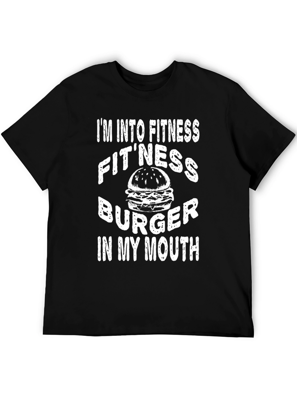 Fitness Burger T-Shirt - Funny Foodie Tee
