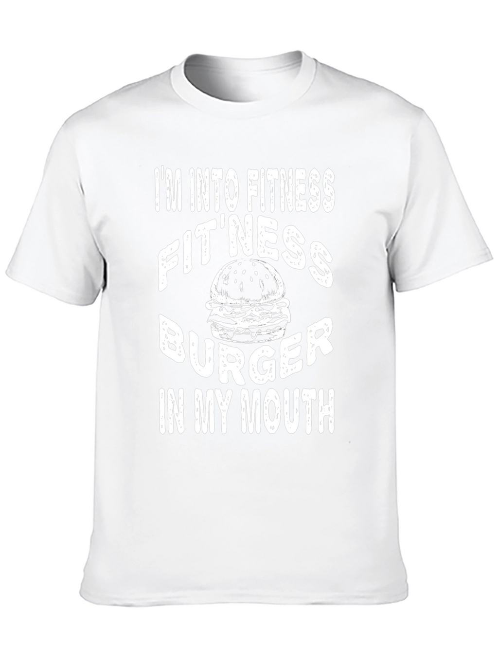 Fitness Burger T-Shirt - Funny Foodie Tee