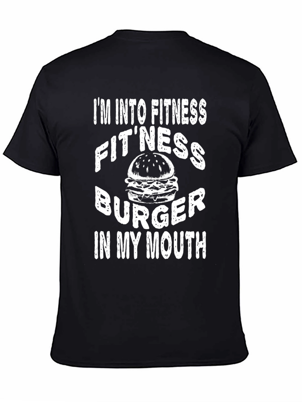 Fitness Burger T-Shirt - Funny Foodie Tee