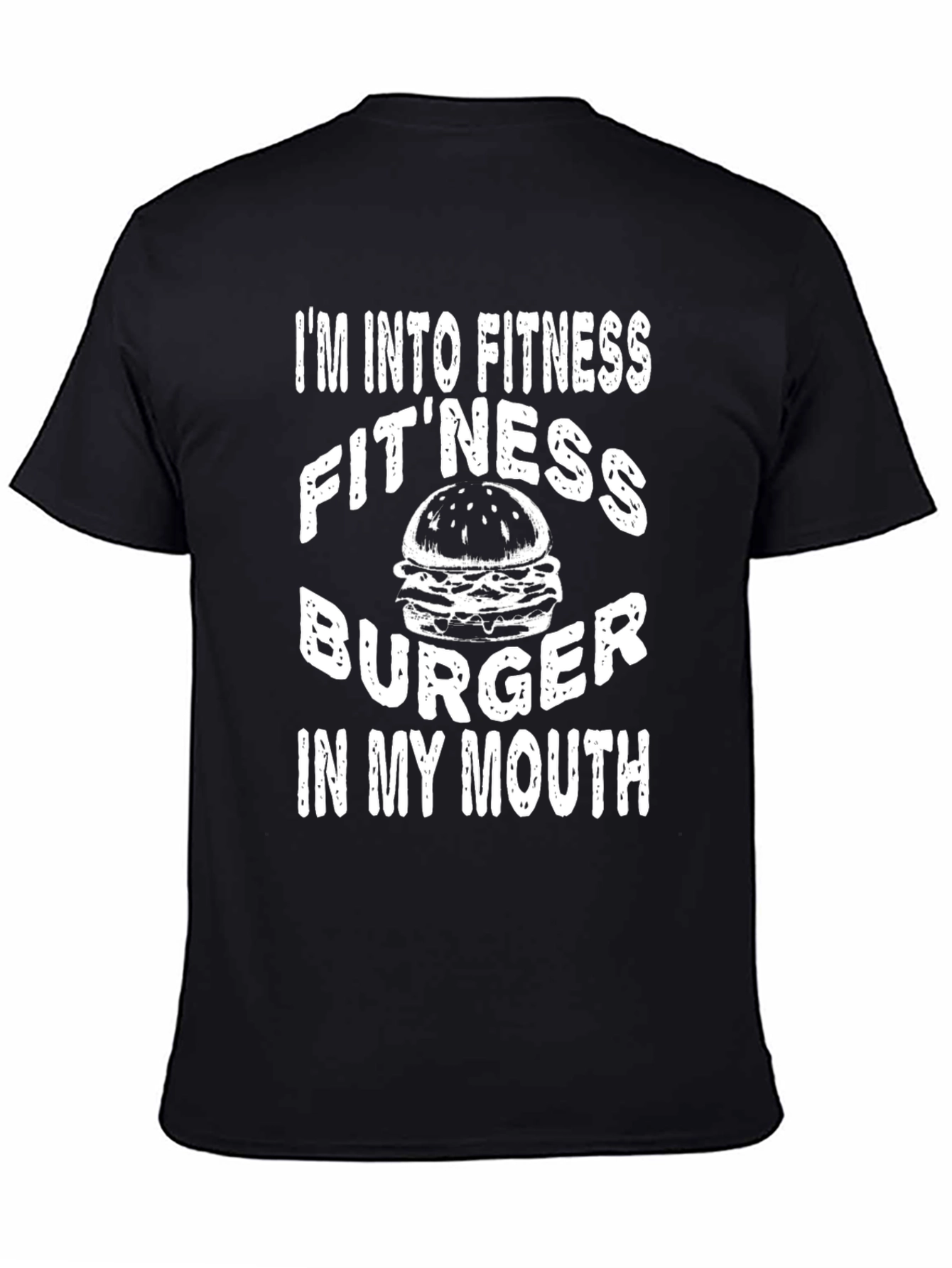Fitness Burger T-Shirt - Funny Foodie Tee
