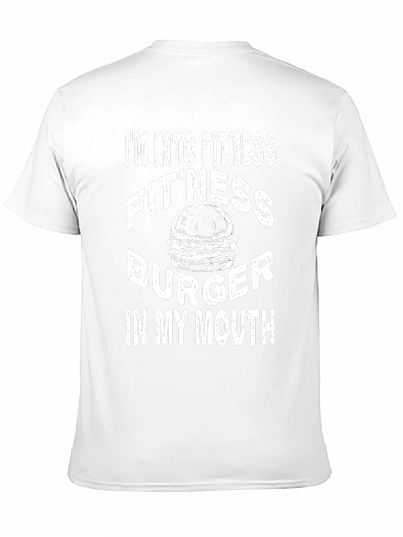 Fitness Burger T-Shirt - Funny Foodie Tee