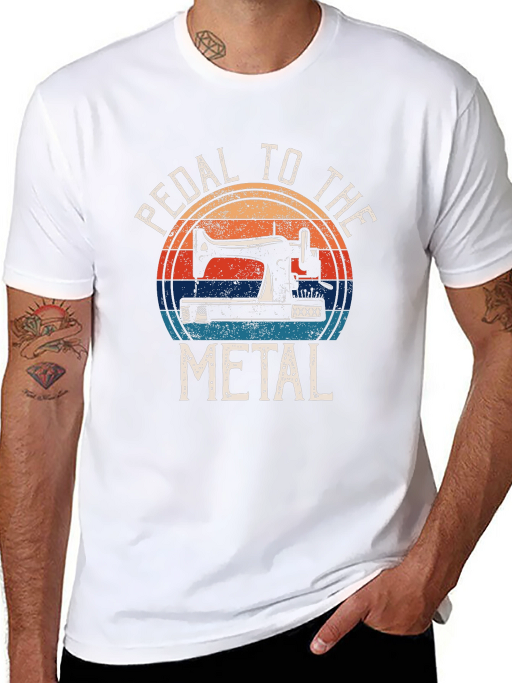 Pedal to the Metal Sewing T-Shirt