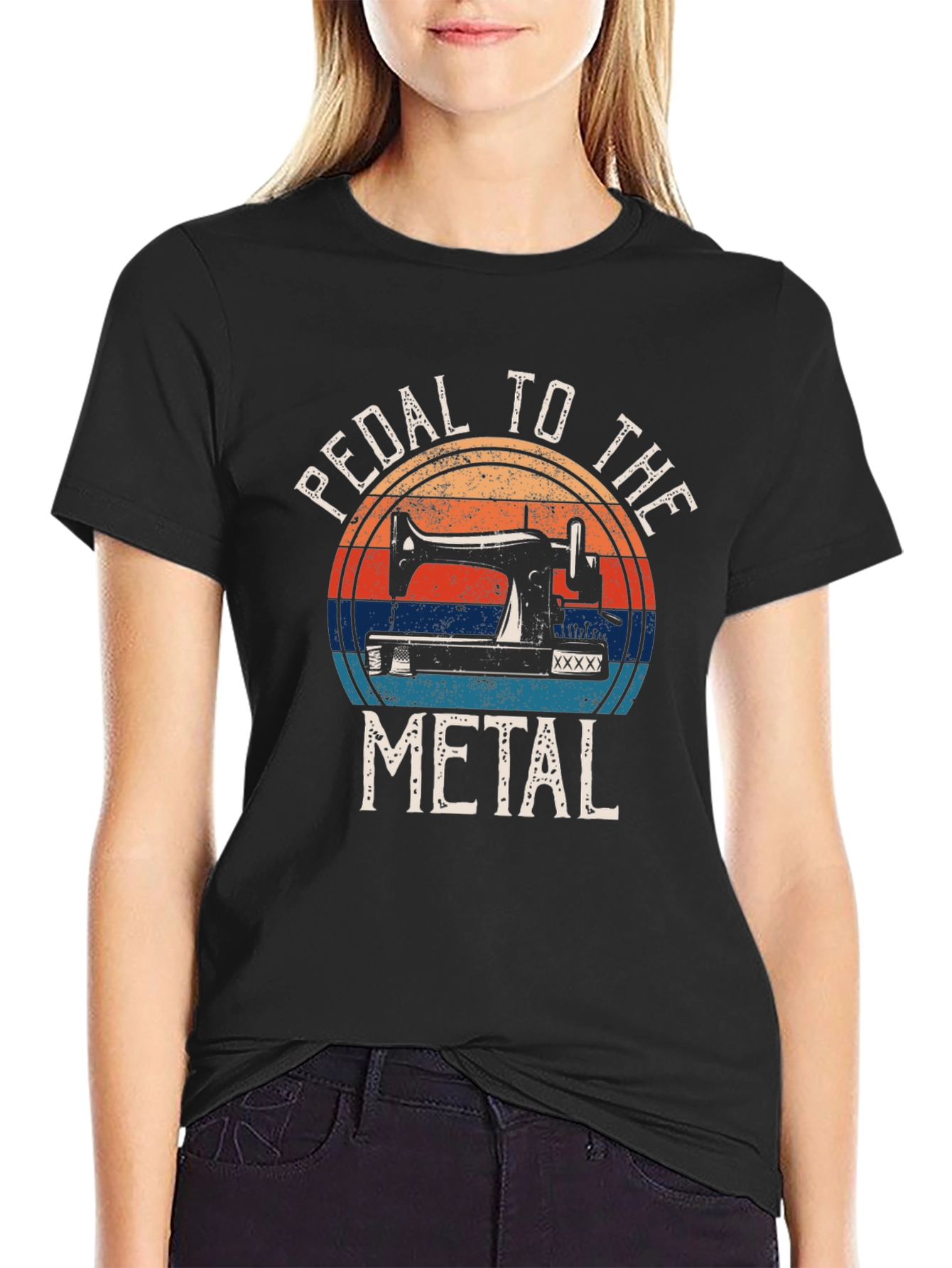 Pedal to the Metal Sewing T-Shirt