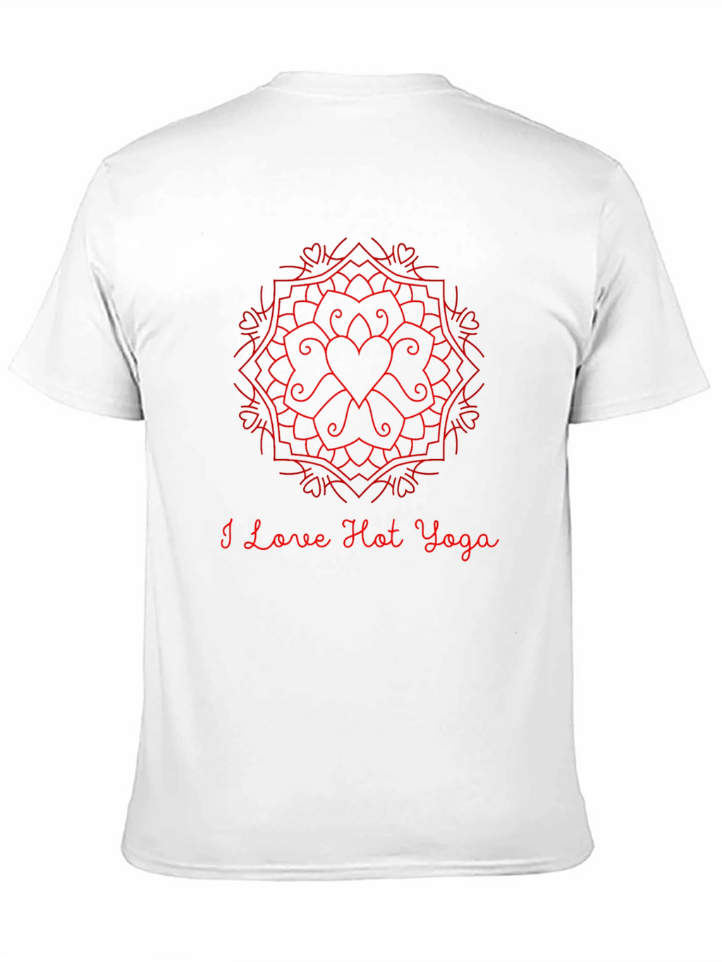 I Love Hot Yoga Black T-Shirt