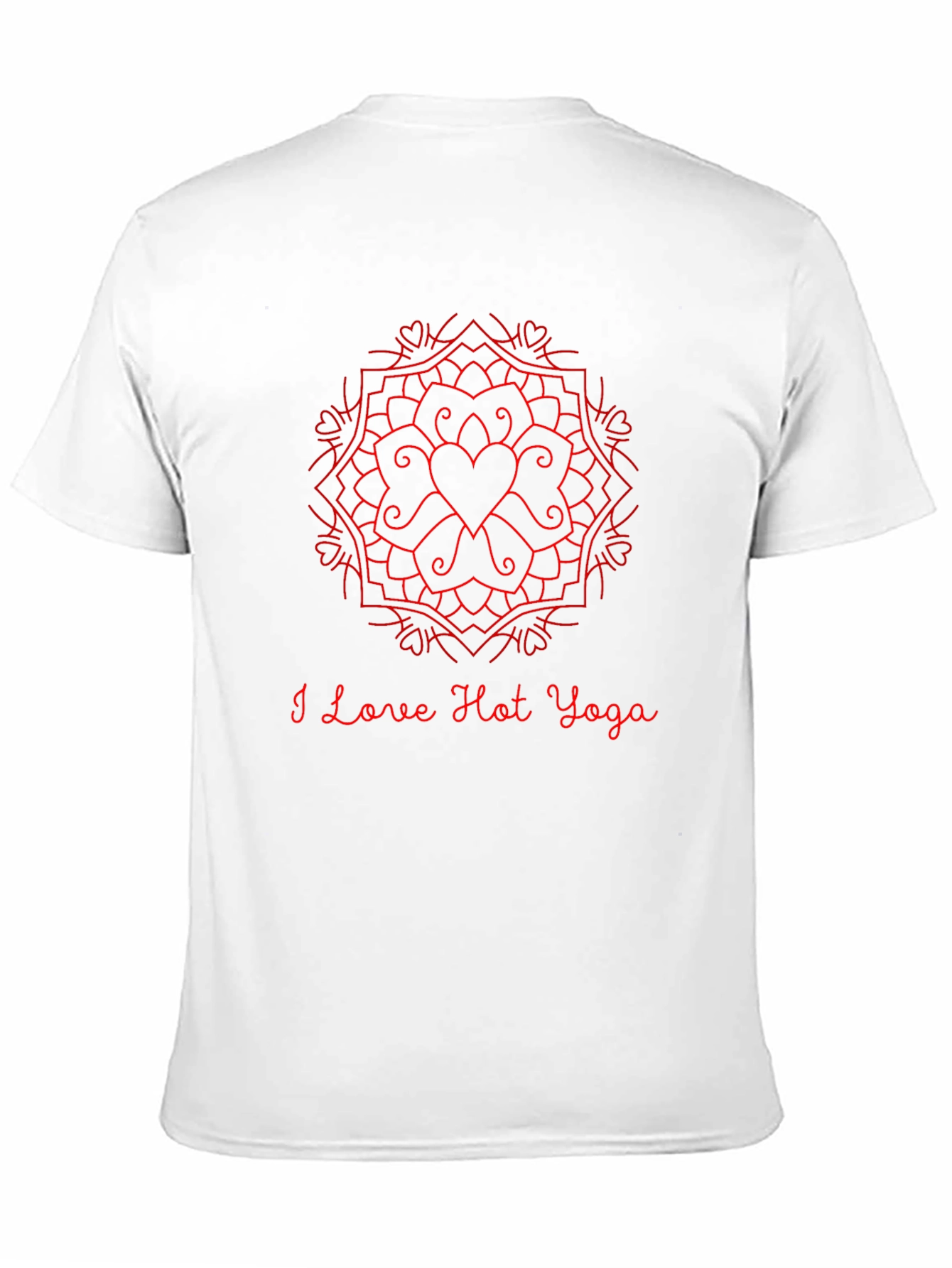 I Love Hot Yoga Black T-Shirt