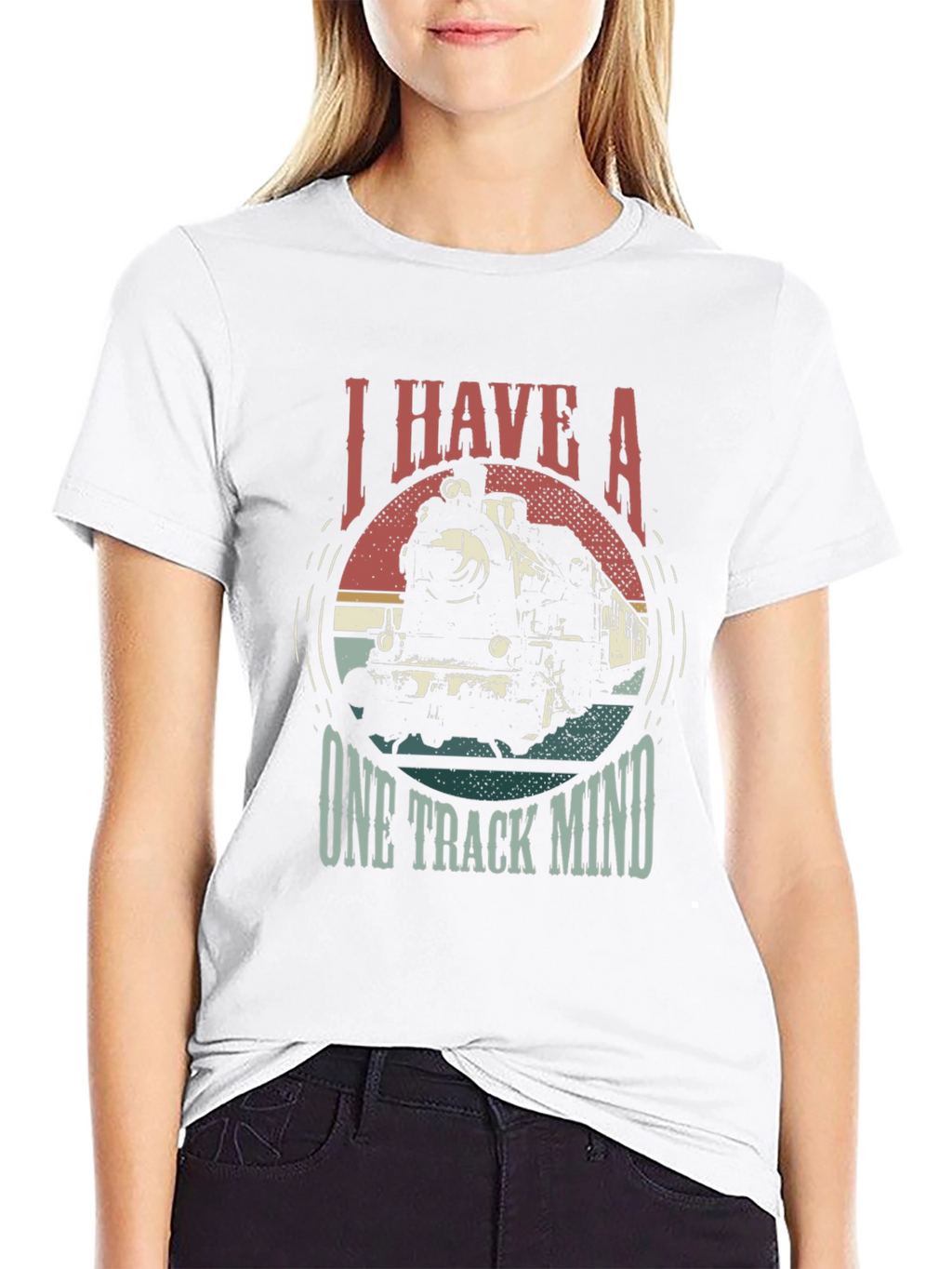 I Have A One Track Mind Train T-Shirt