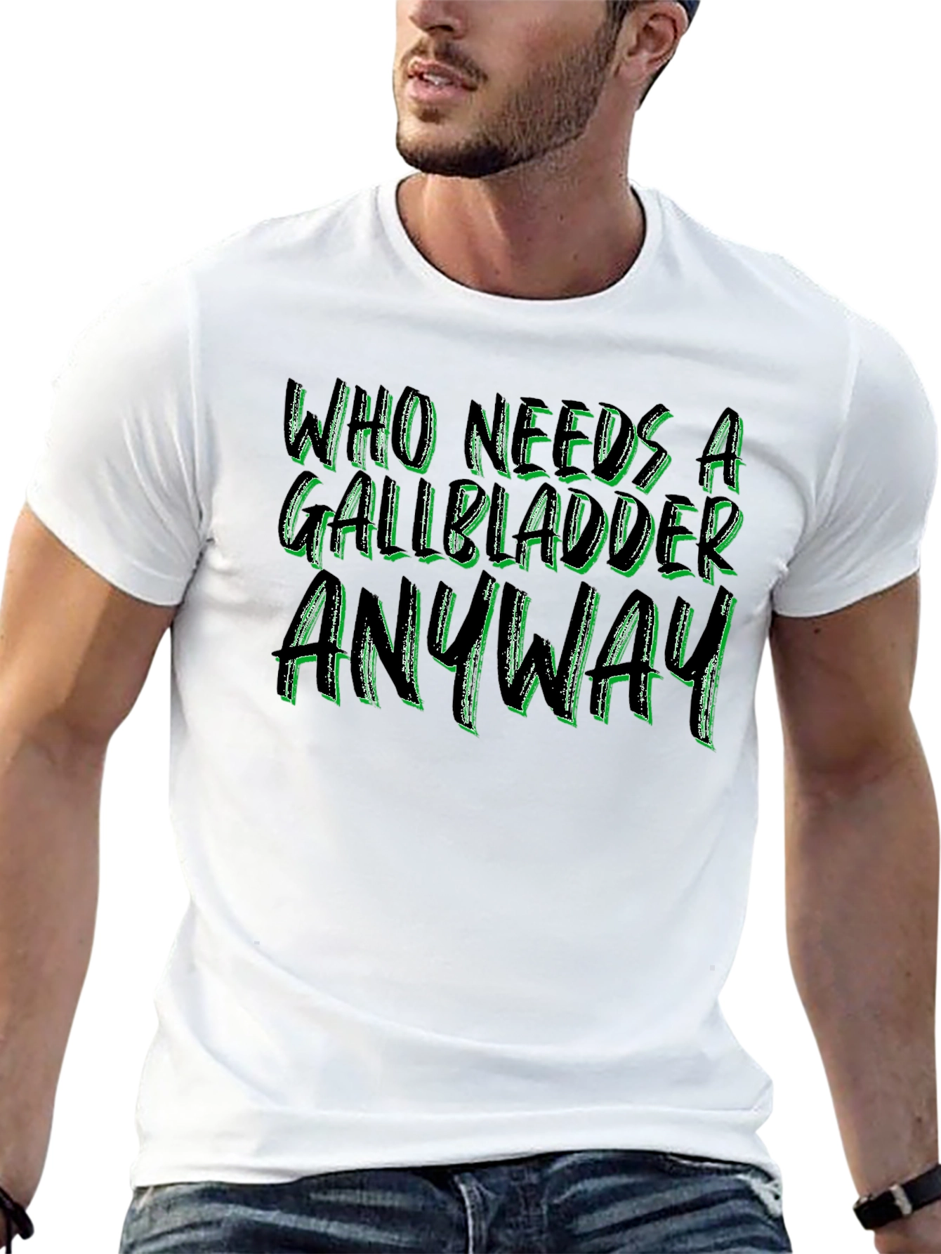 Who Needs a Gallbladder Anyway Black Tee