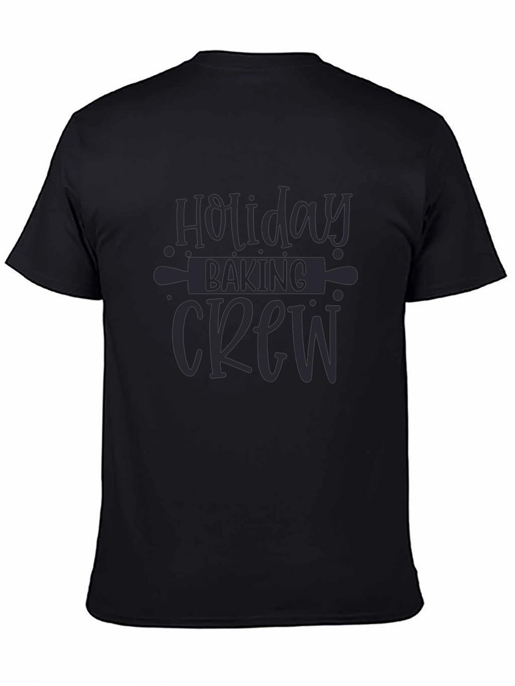 Holiday Baking Crew Black T-Shirt
