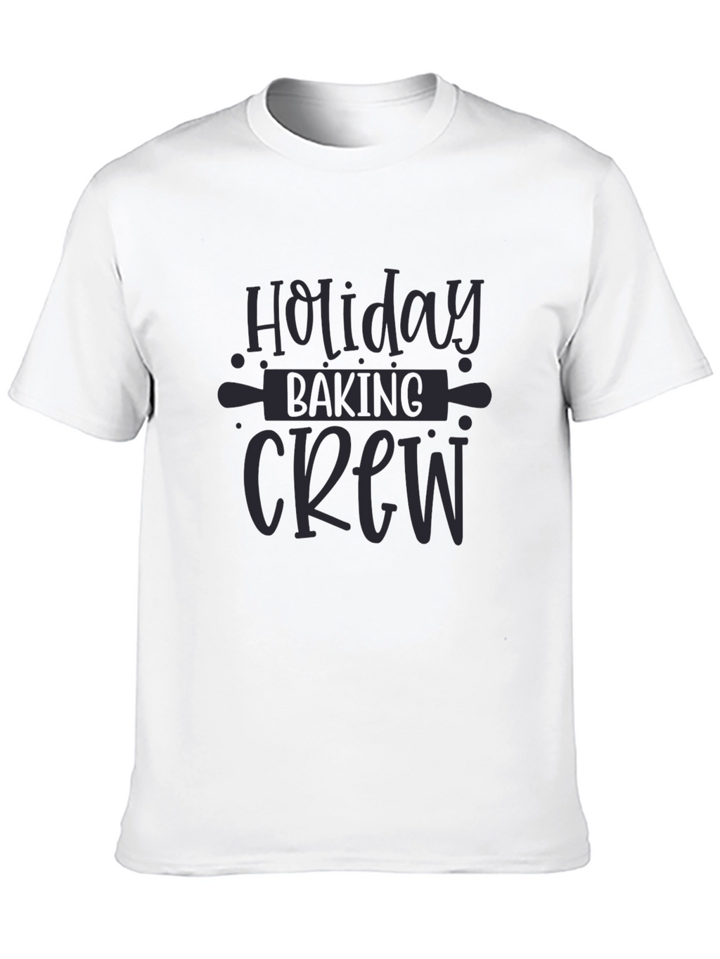 Holiday Baking Crew Black T-Shirt