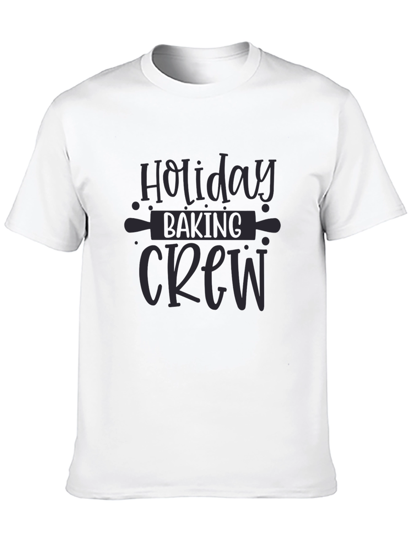 Holiday Baking Crew Black T-Shirt