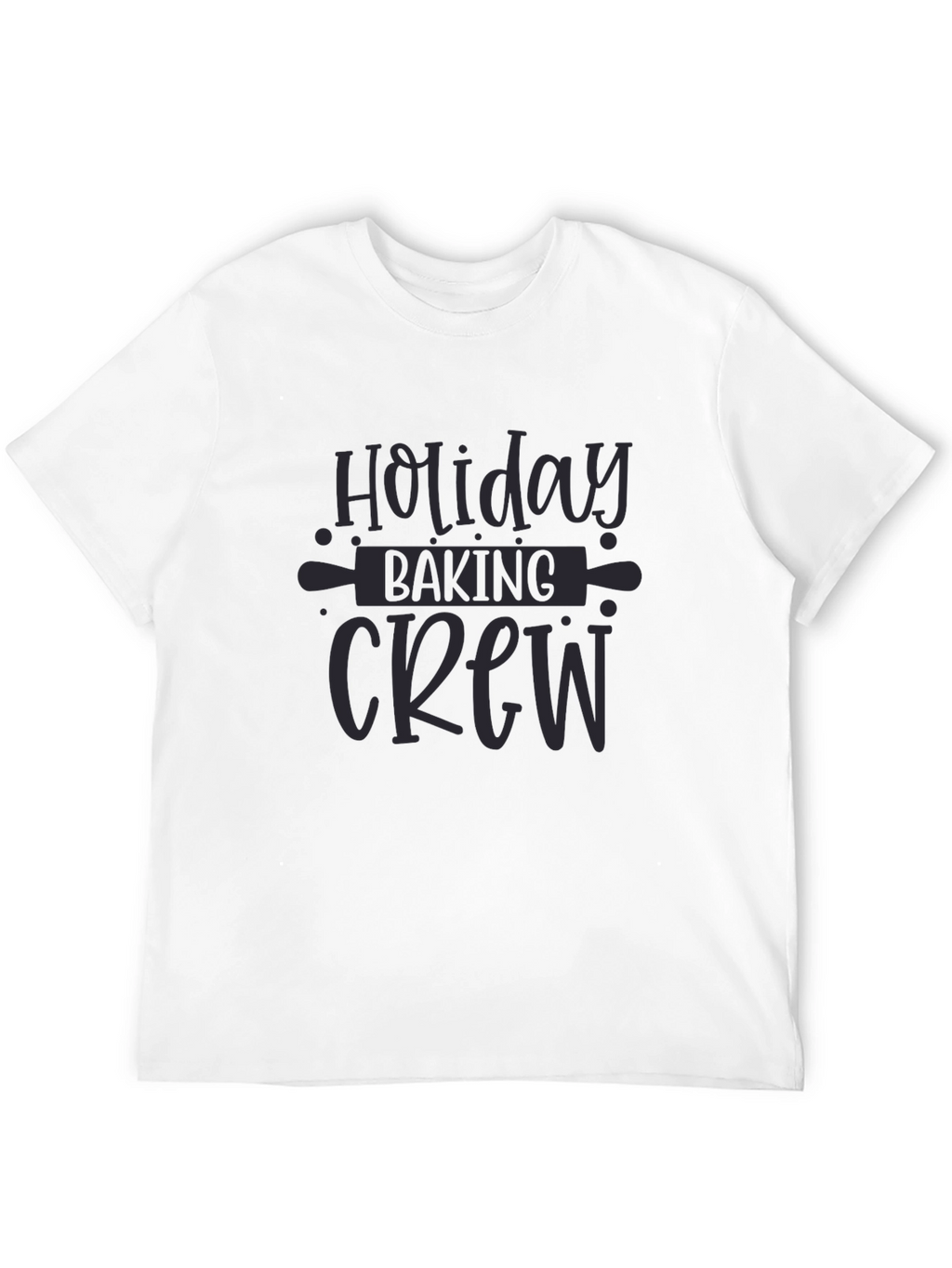 Holiday Baking Crew Black T-Shirt