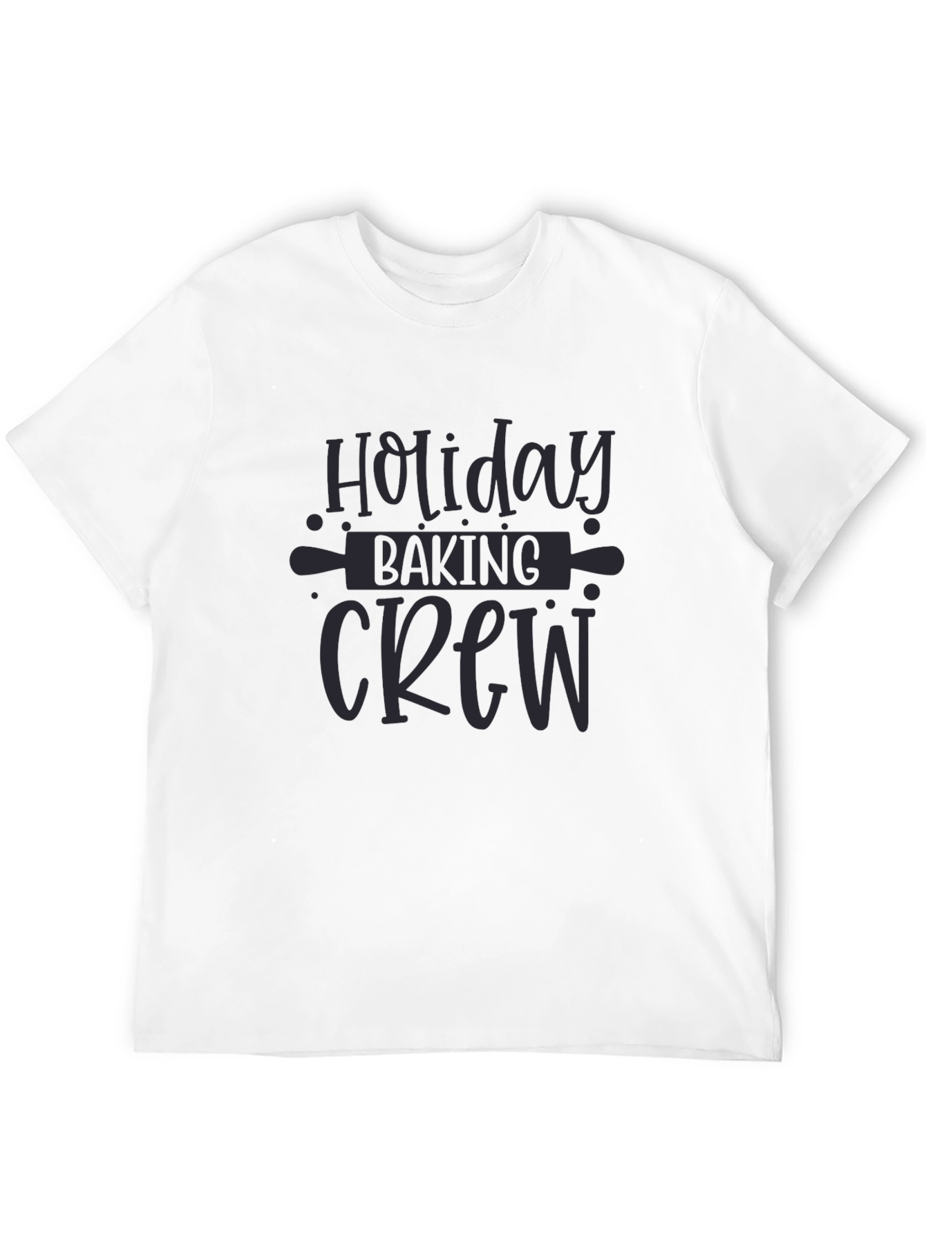 Holiday Baking Crew Black T-Shirt