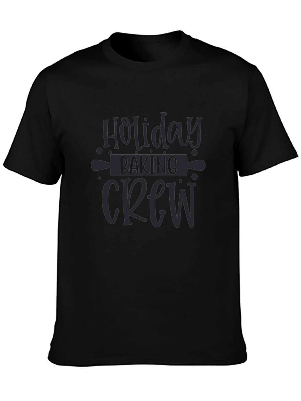Holiday Baking Crew Black T-Shirt