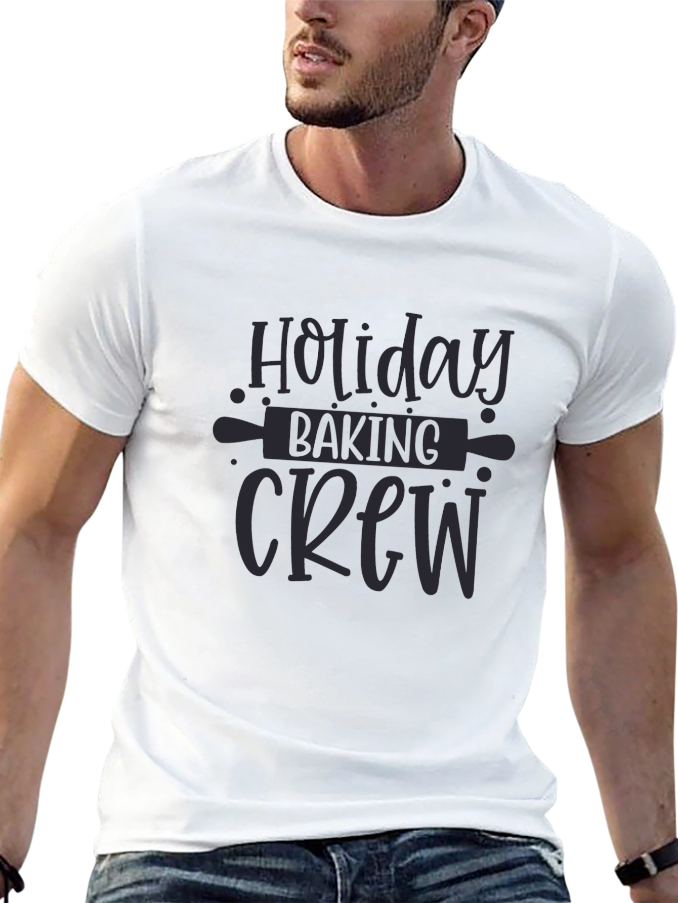Holiday Baking Crew Black T-Shirt