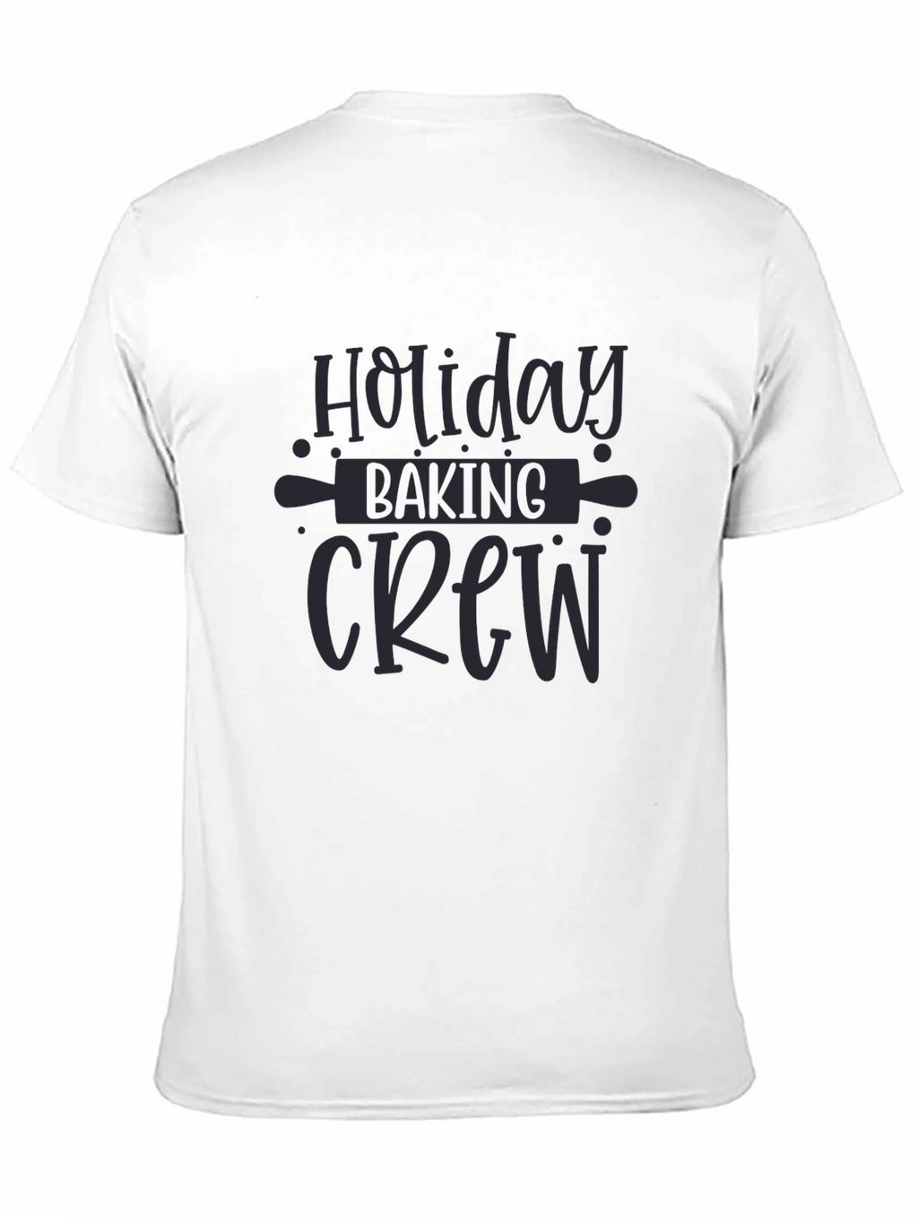 Holiday Baking Crew Black T-Shirt
