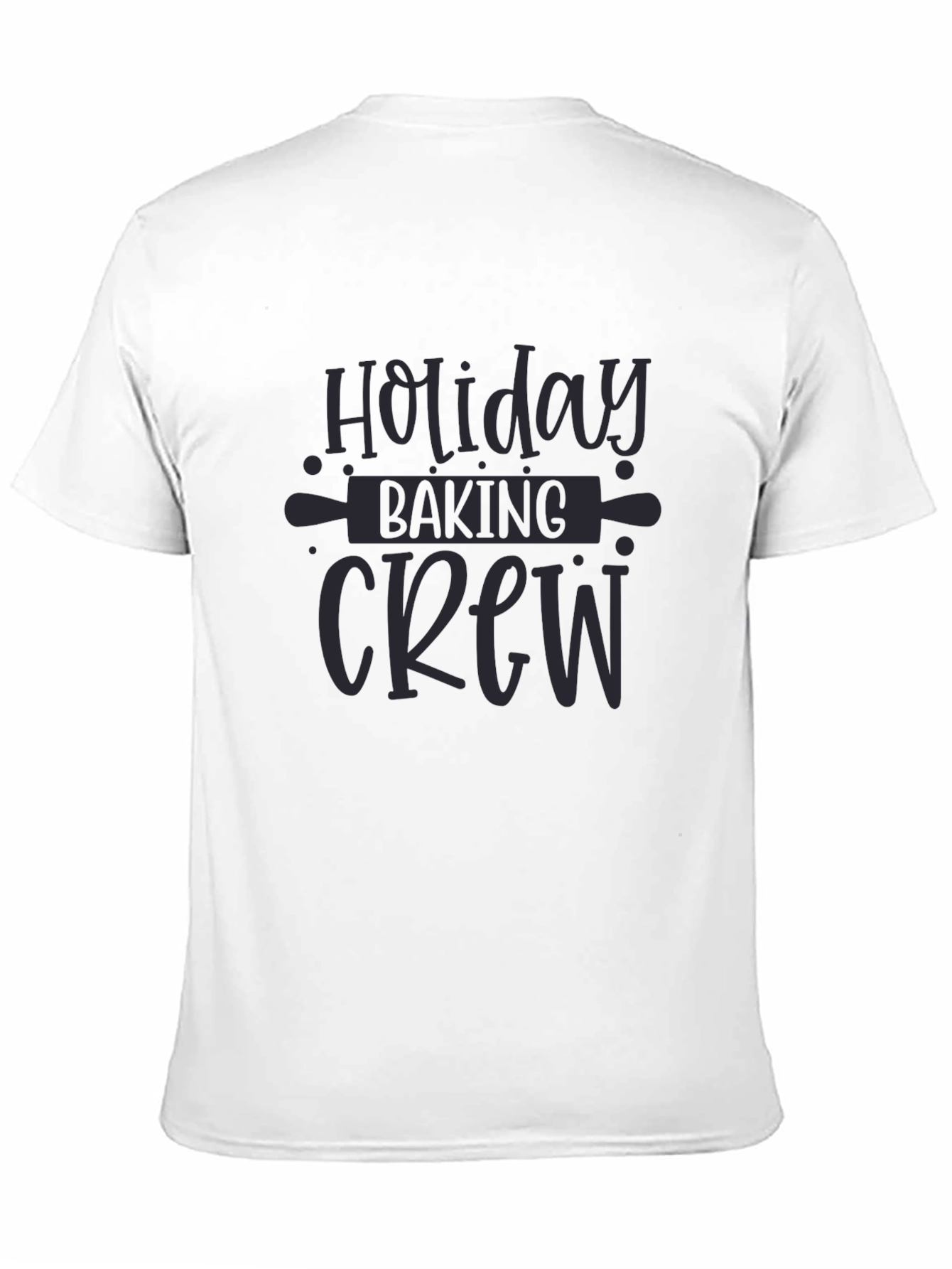 Holiday Baking Crew Black T-Shirt