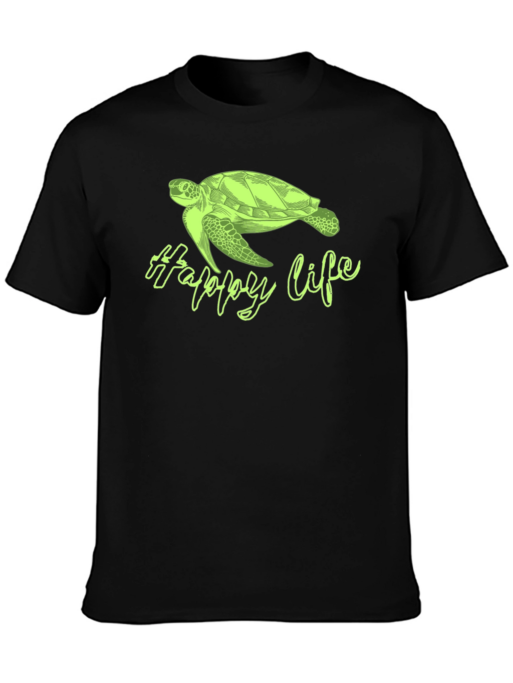 Happy Life Turtle T-Shirt - Relaxed Fit