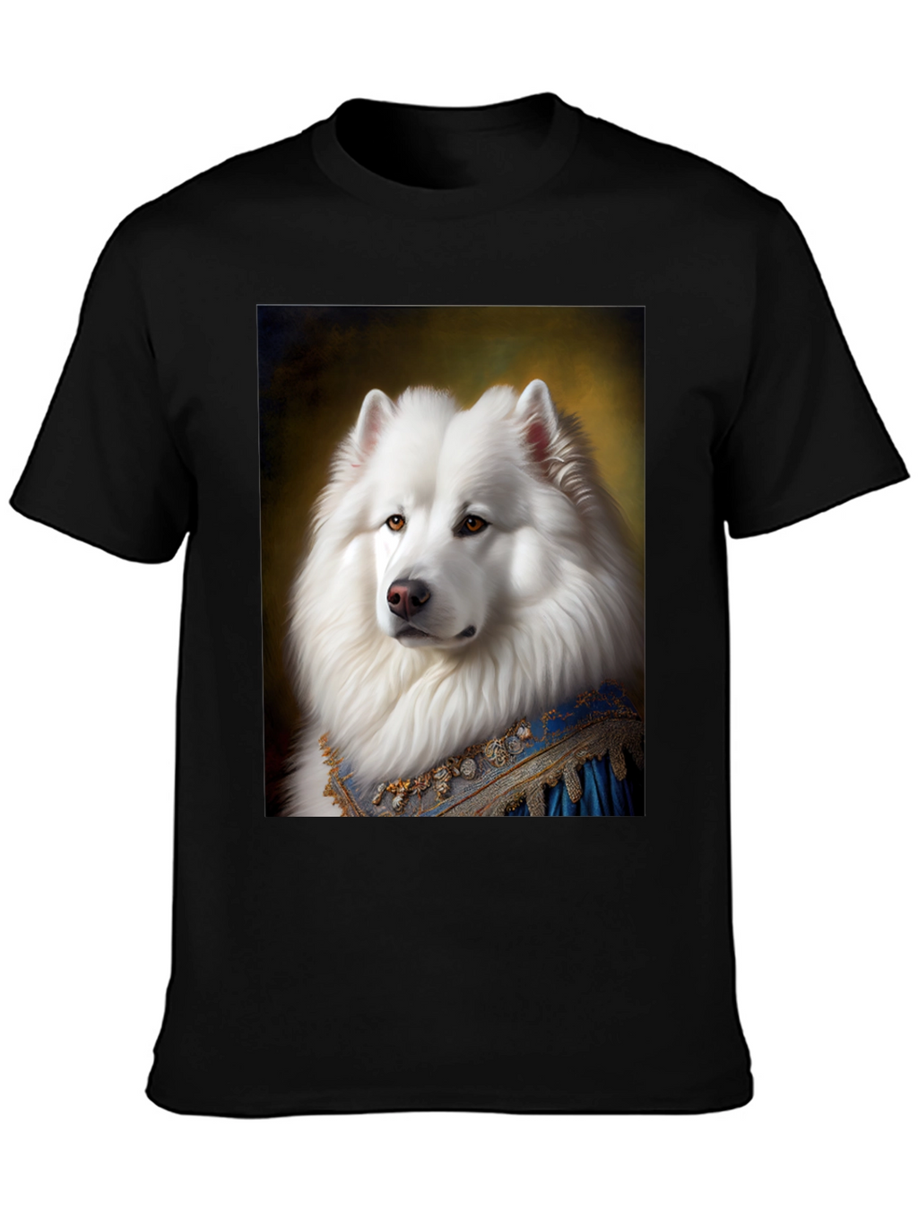Regal Samoyed Dog Portrait T-Shirt