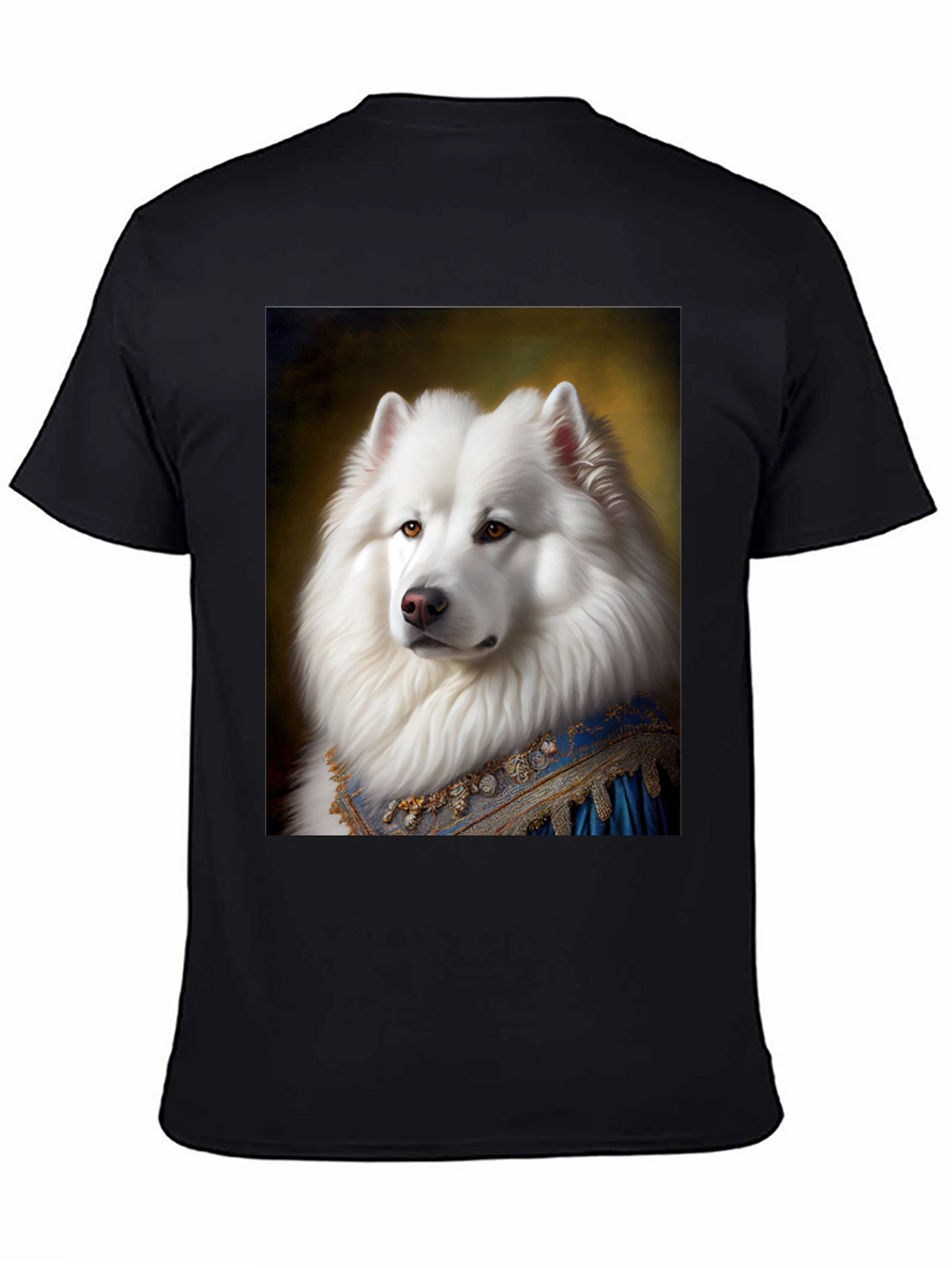 Regal Samoyed Dog Portrait T-Shirt