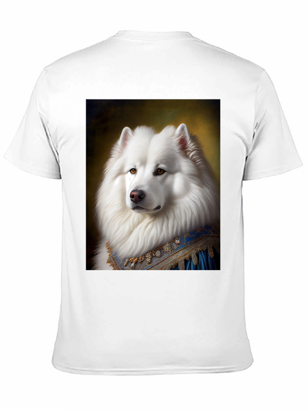Regal Samoyed Dog Portrait T-Shirt