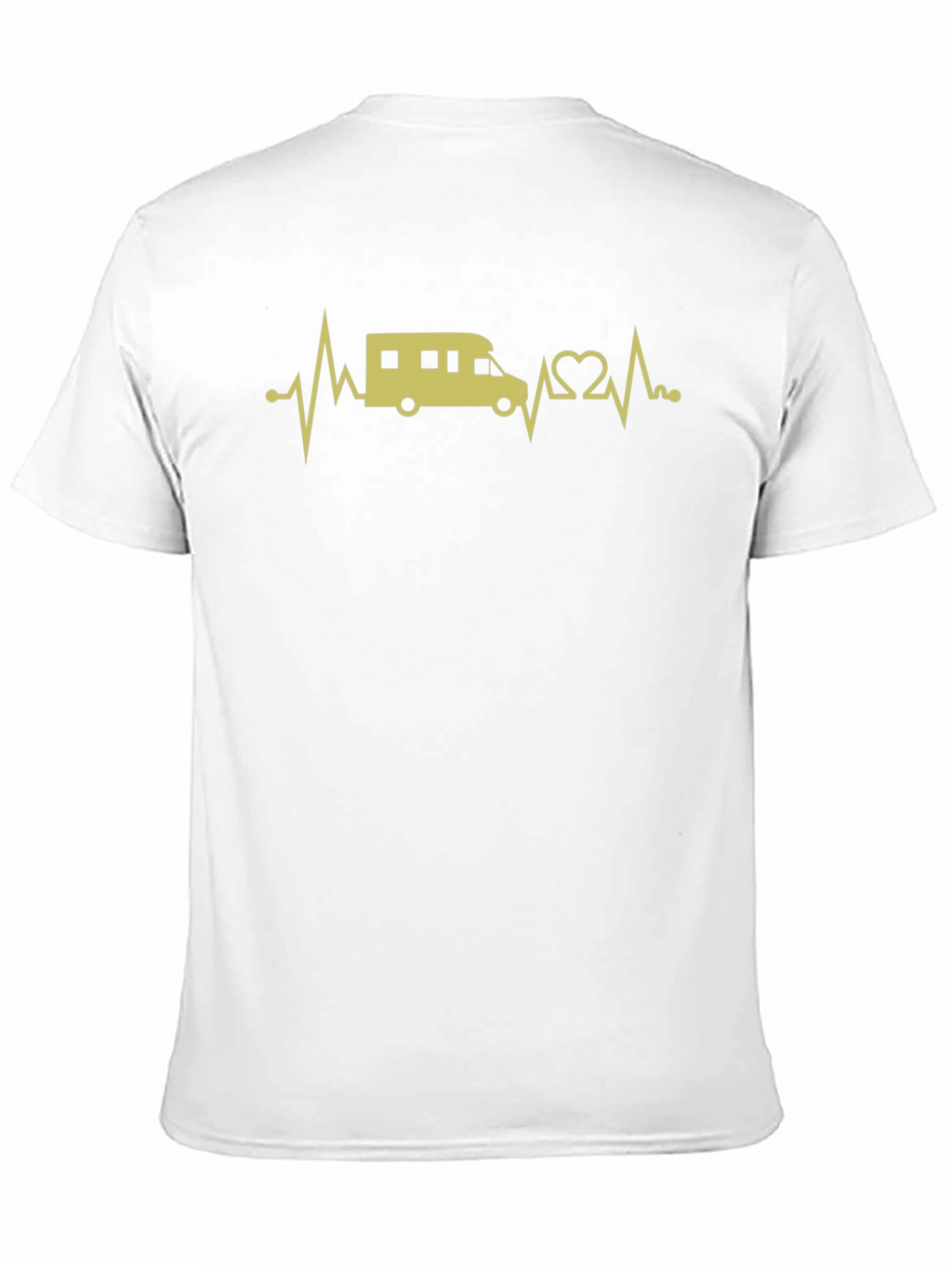 RV Heartbeat T-Shirt - Black Graphic Tee