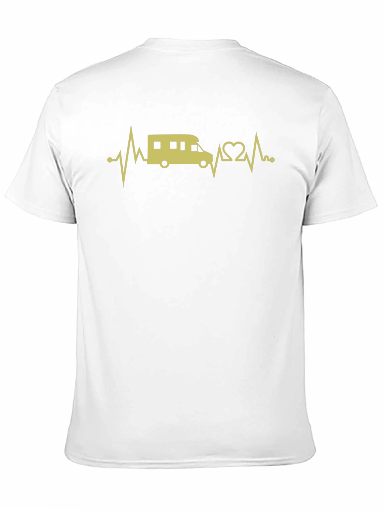 RV Heartbeat T-Shirt - Black Graphic Tee
