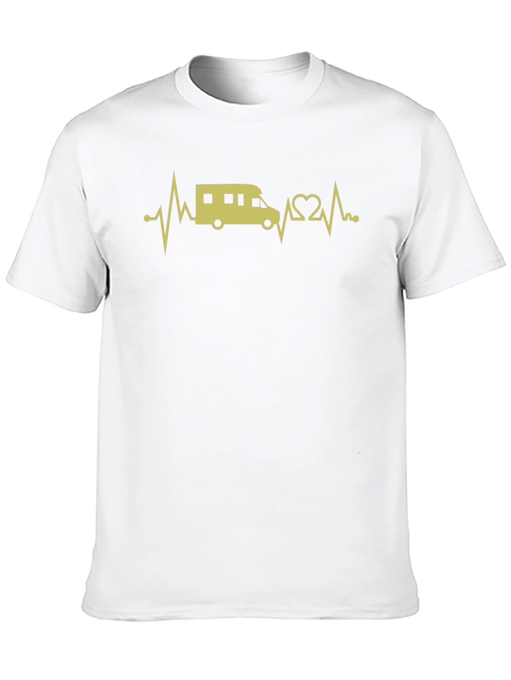 RV Heartbeat T-Shirt - Black Graphic Tee