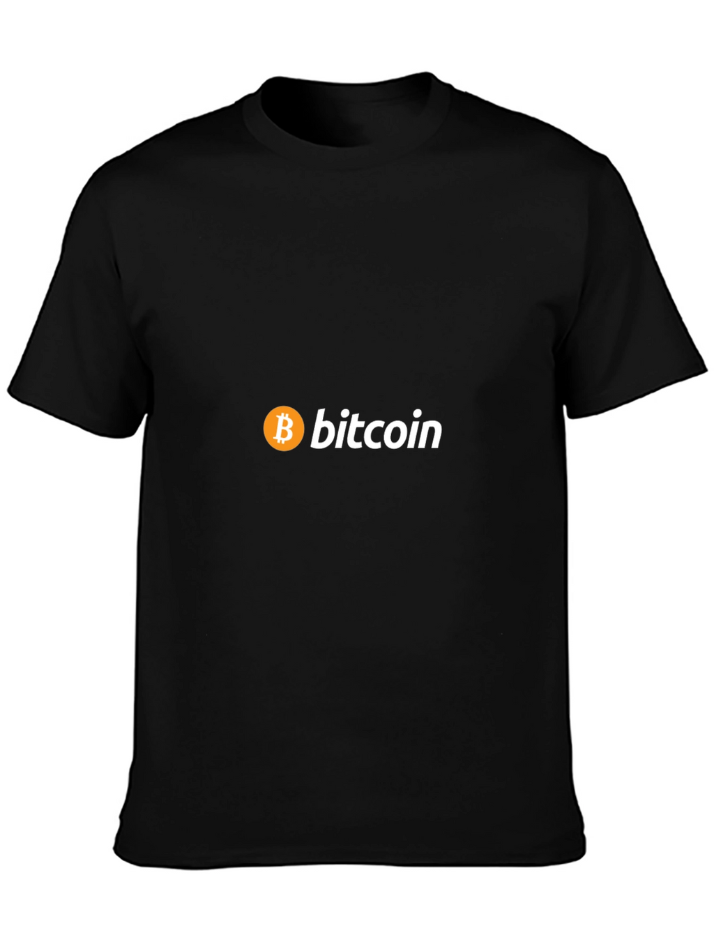 Bitcoin Logo Graphic T-Shirt - Black