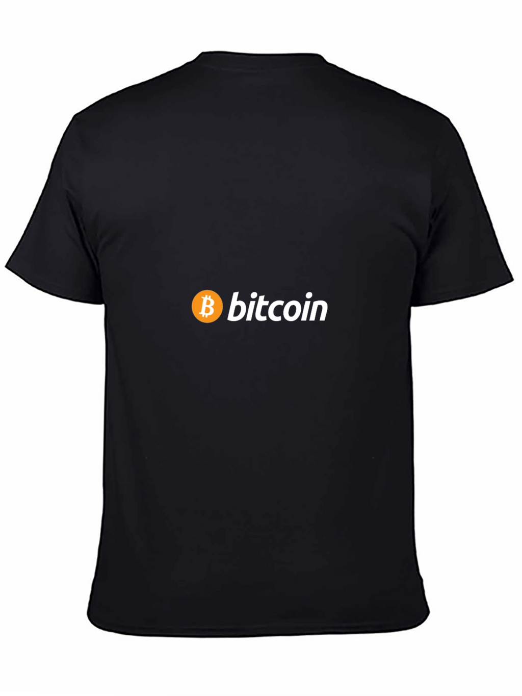 Bitcoin Logo Graphic T-Shirt - Black