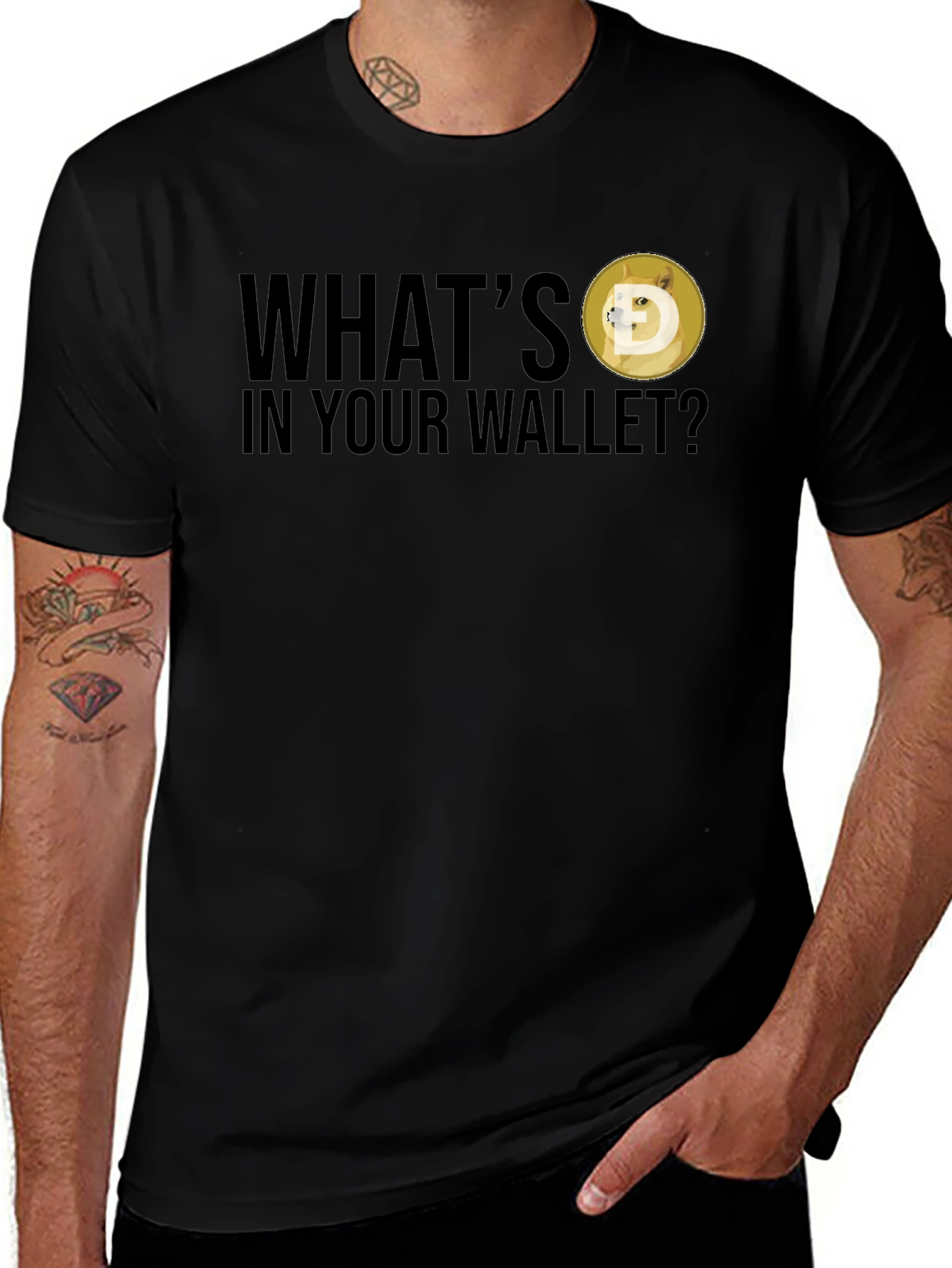 Whats in Your Wallet? Dogecoin T-Shirt