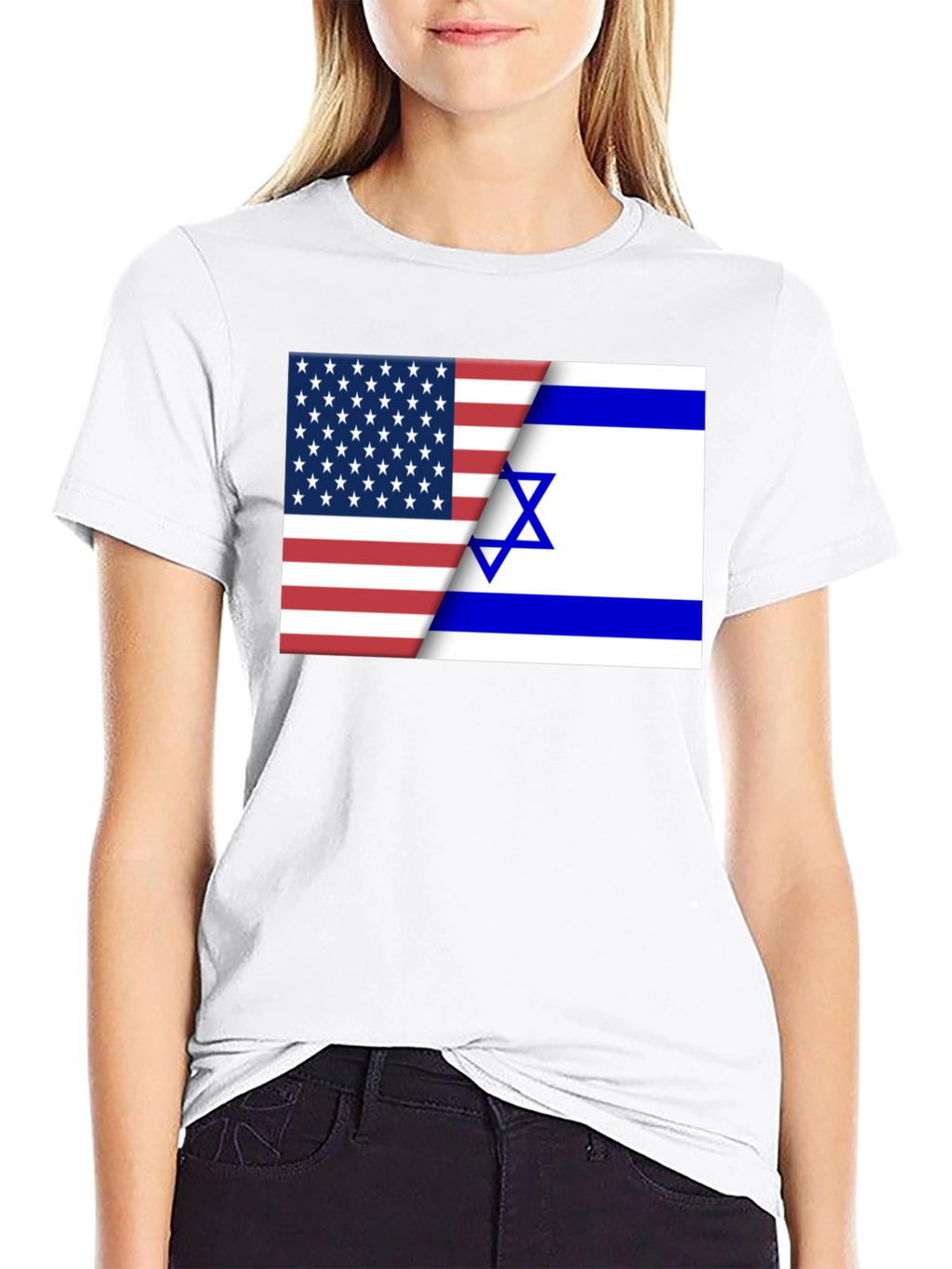 USA & Israel Flag T-Shirt