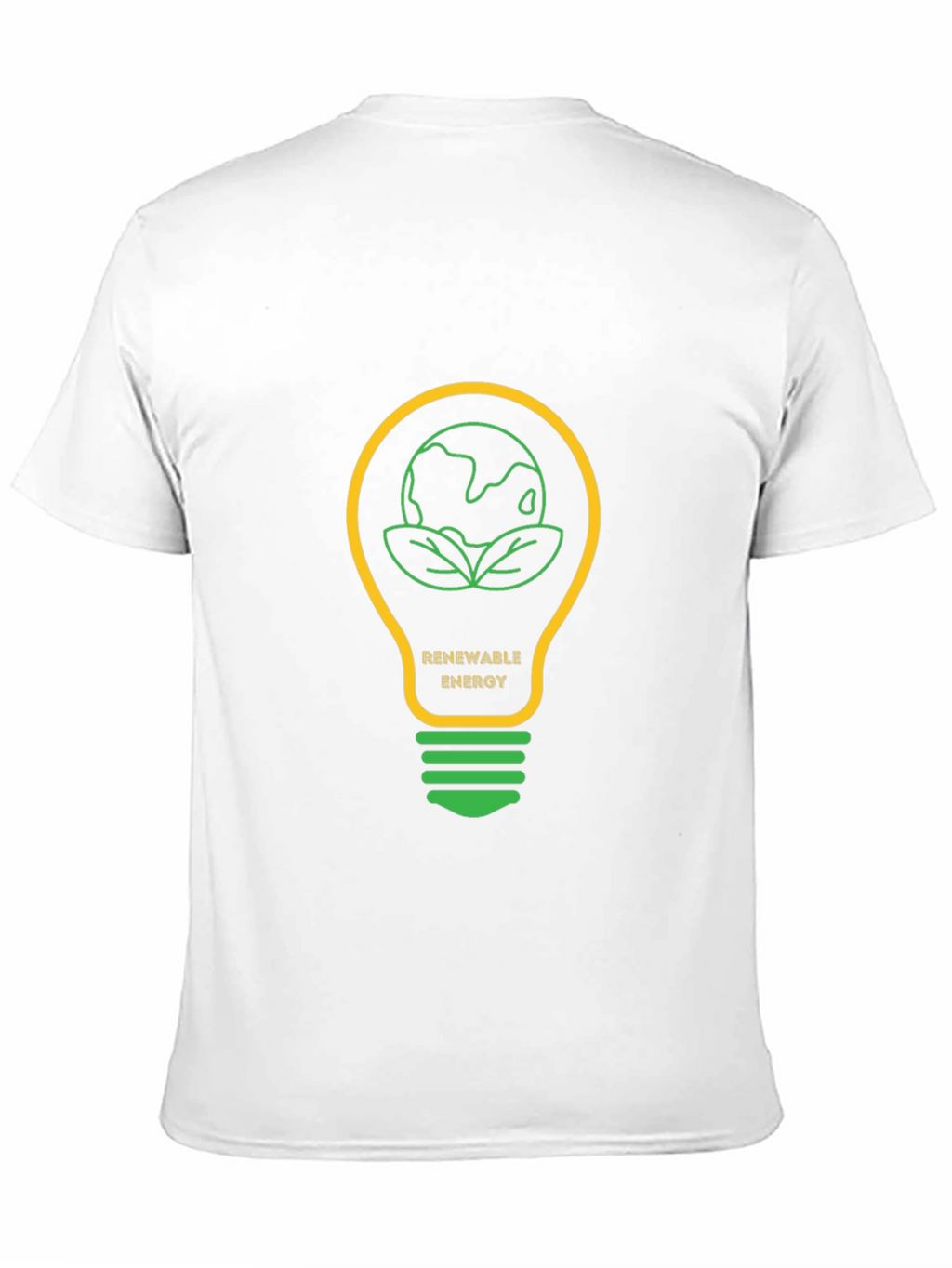 Renewable Energy Graphic Tee - Black Cotton T-Shirt