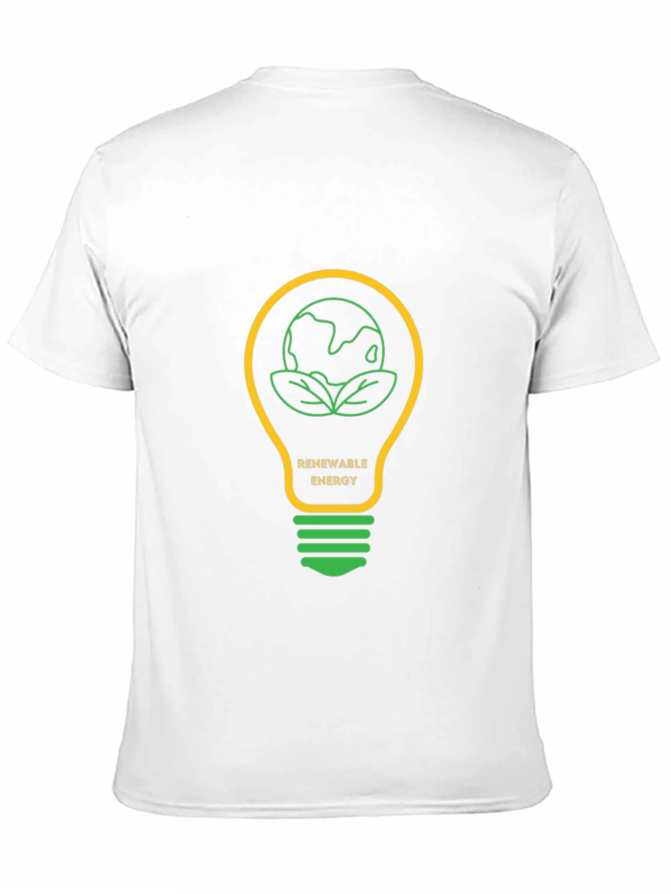 Renewable Energy Graphic Tee - Black Cotton T-Shirt