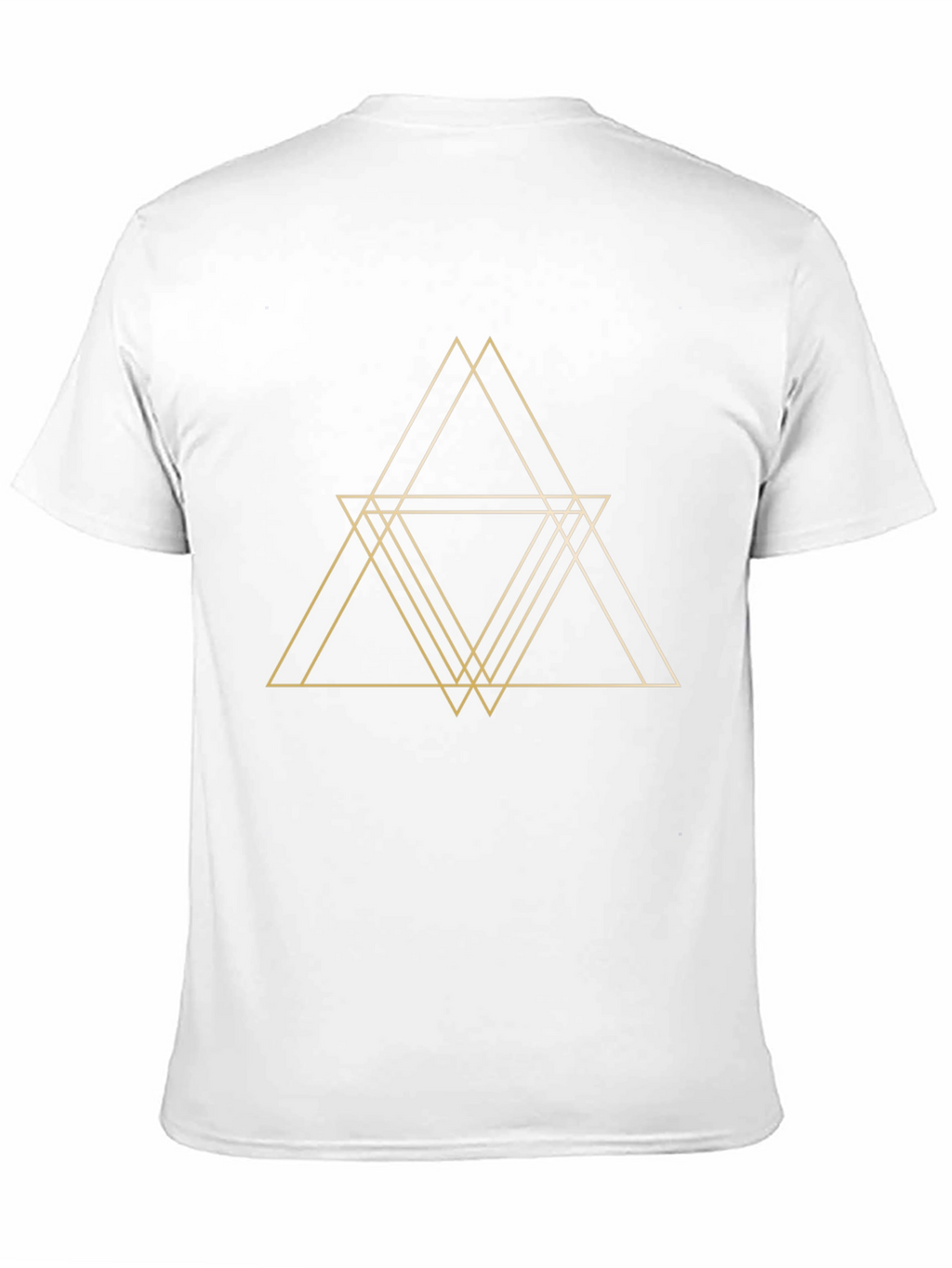 Geometric Triangle T-Shirt - Modern Minimalist Design
