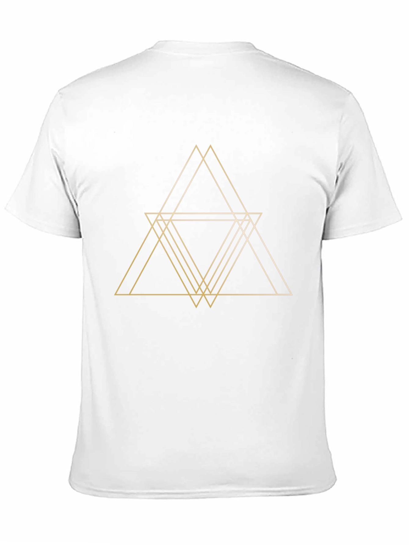 Geometric Triangle T-Shirt - Modern Minimalist Design