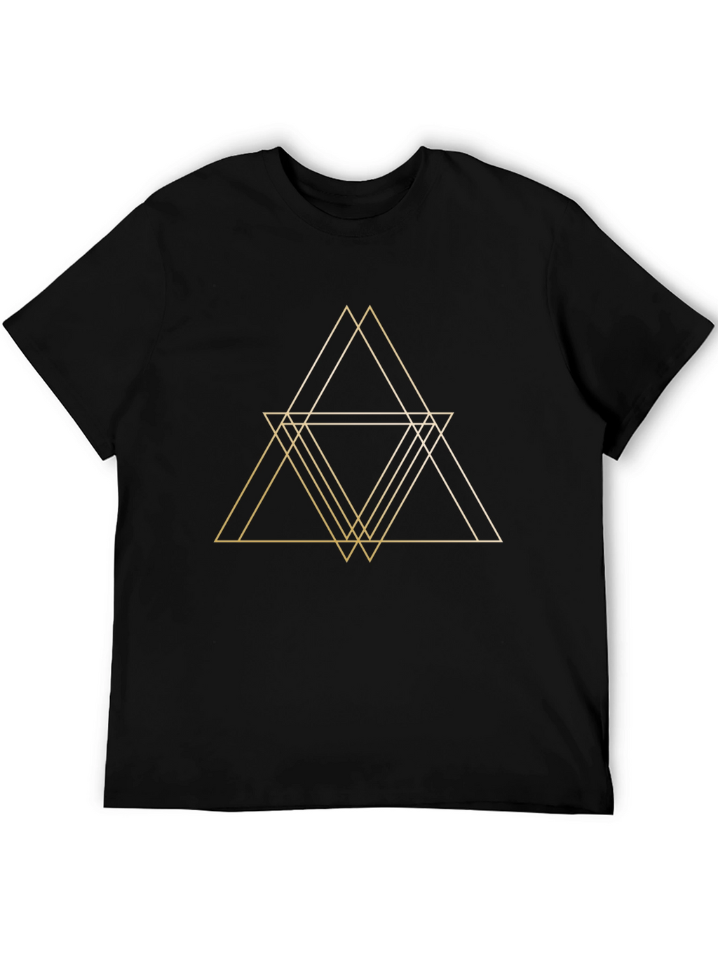 Geometric Triangle T-Shirt - Modern Minimalist Design