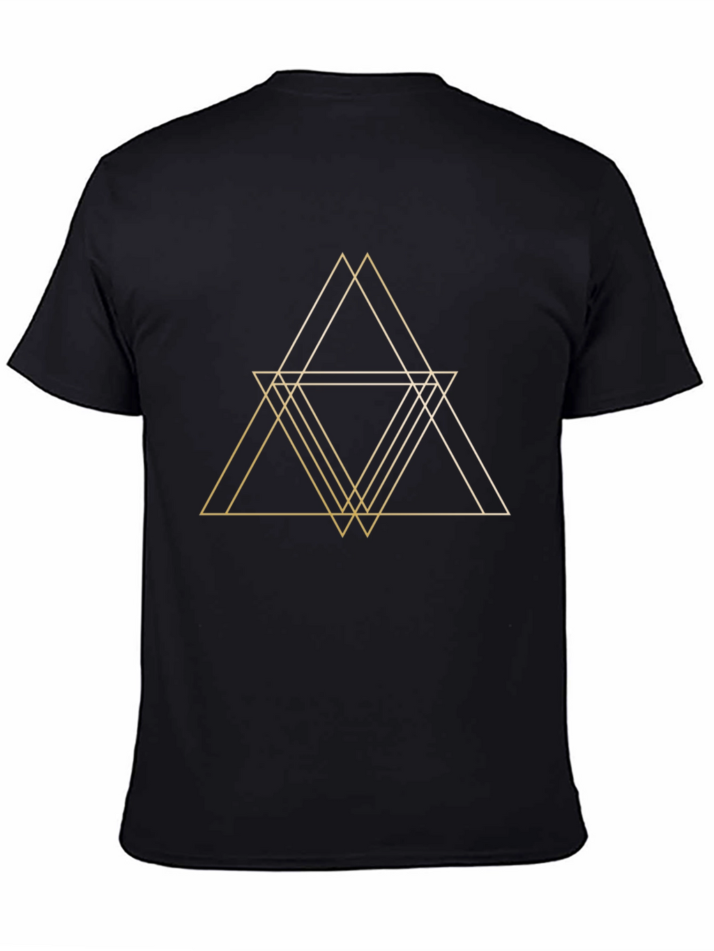 Geometric Triangle T-Shirt - Modern Minimalist Design