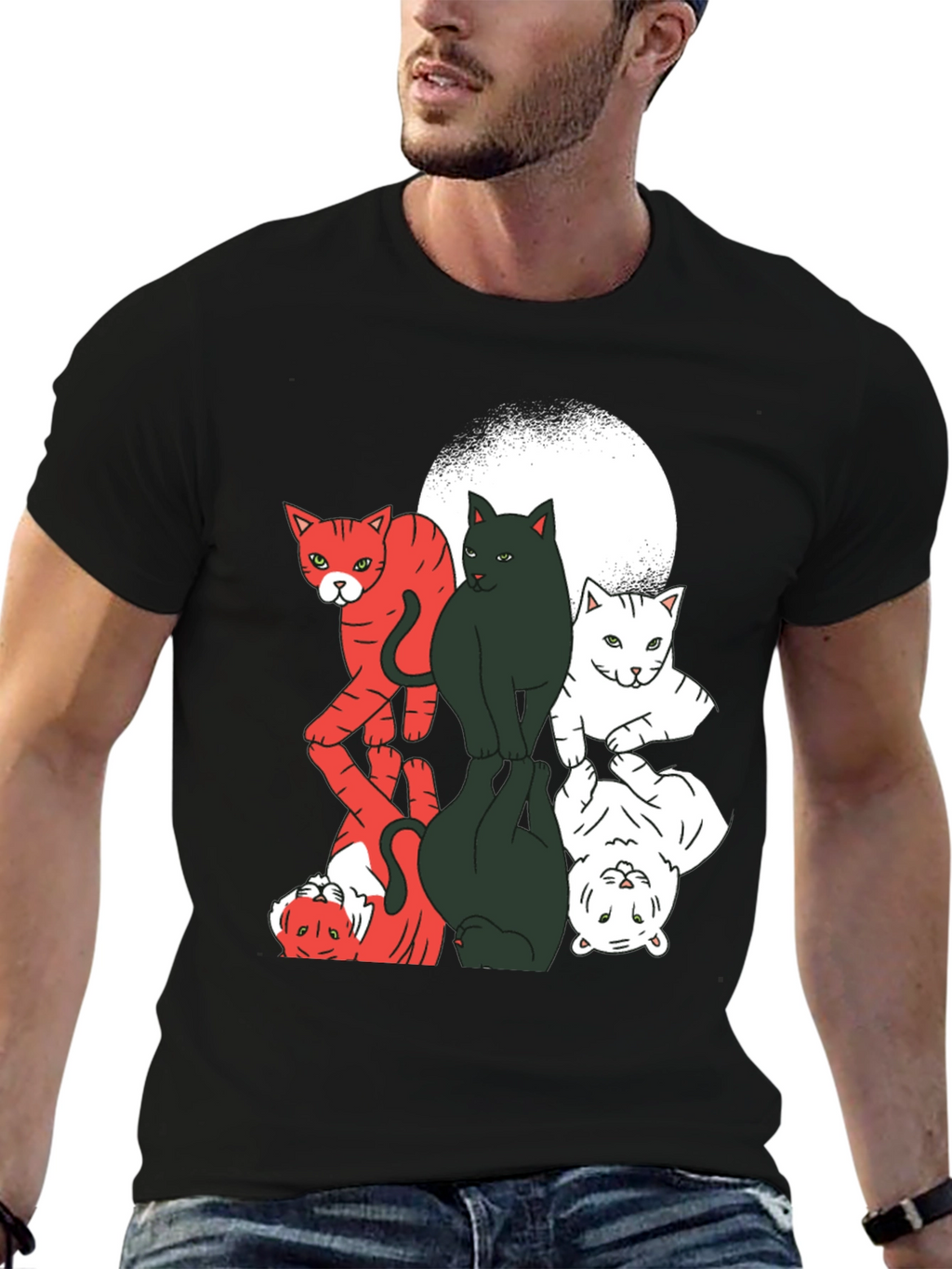 Cat Stacking T-Shirt