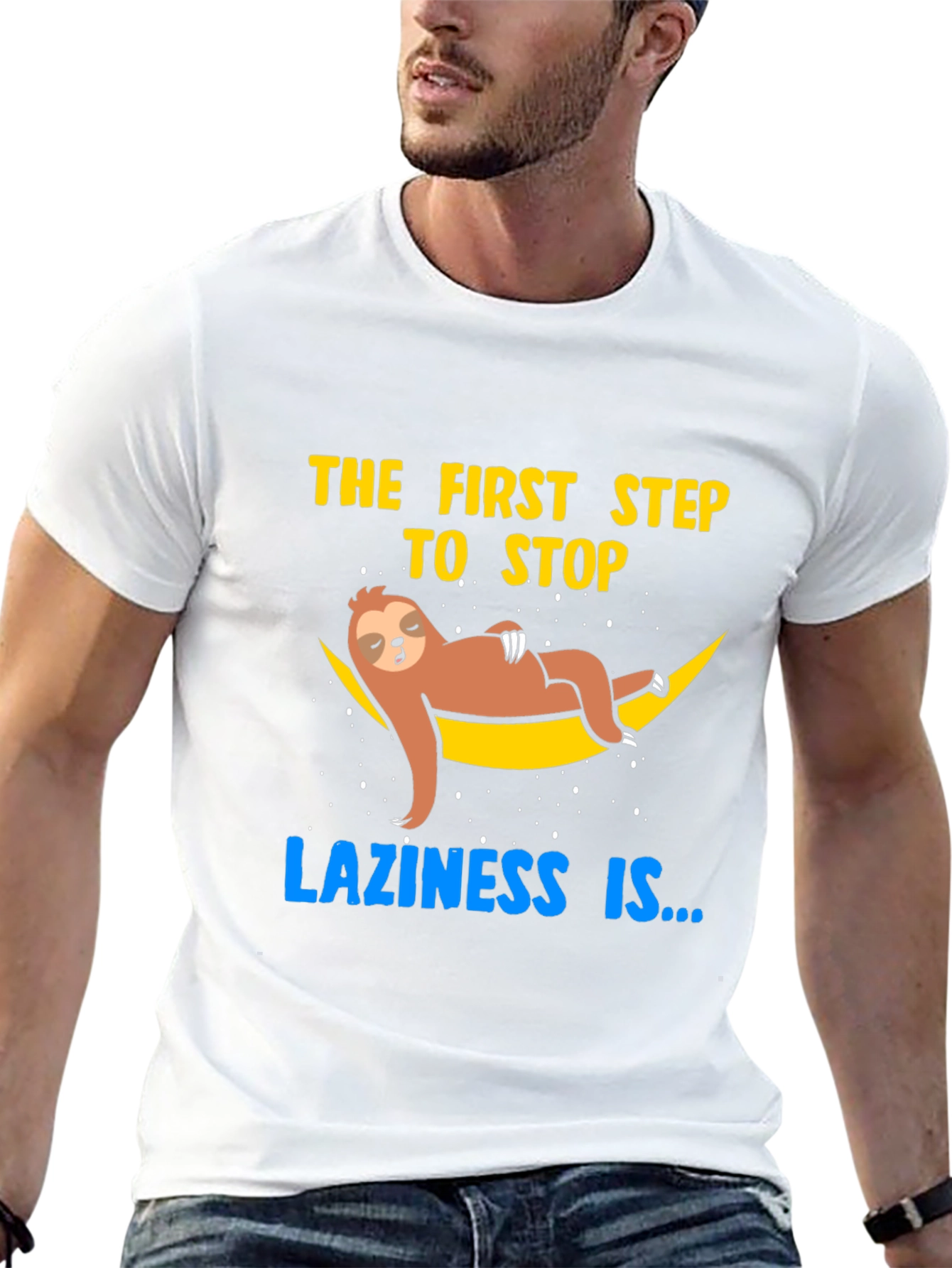 Lazy Sloth T-Shirt: Stop Laziness