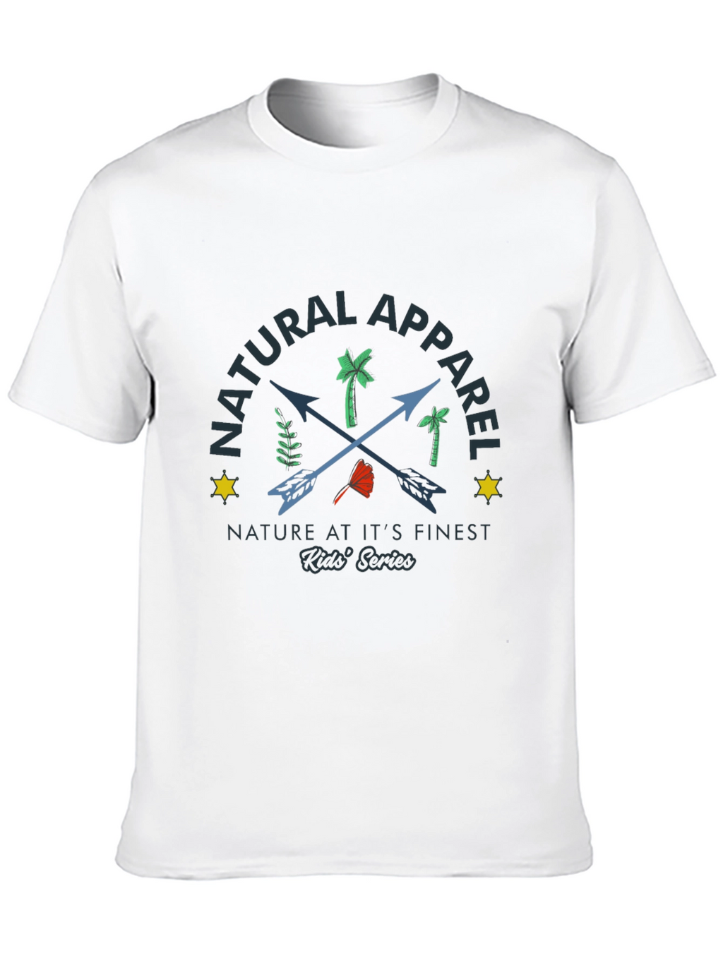 Natural Apparel Kids Series Black T-Shirt